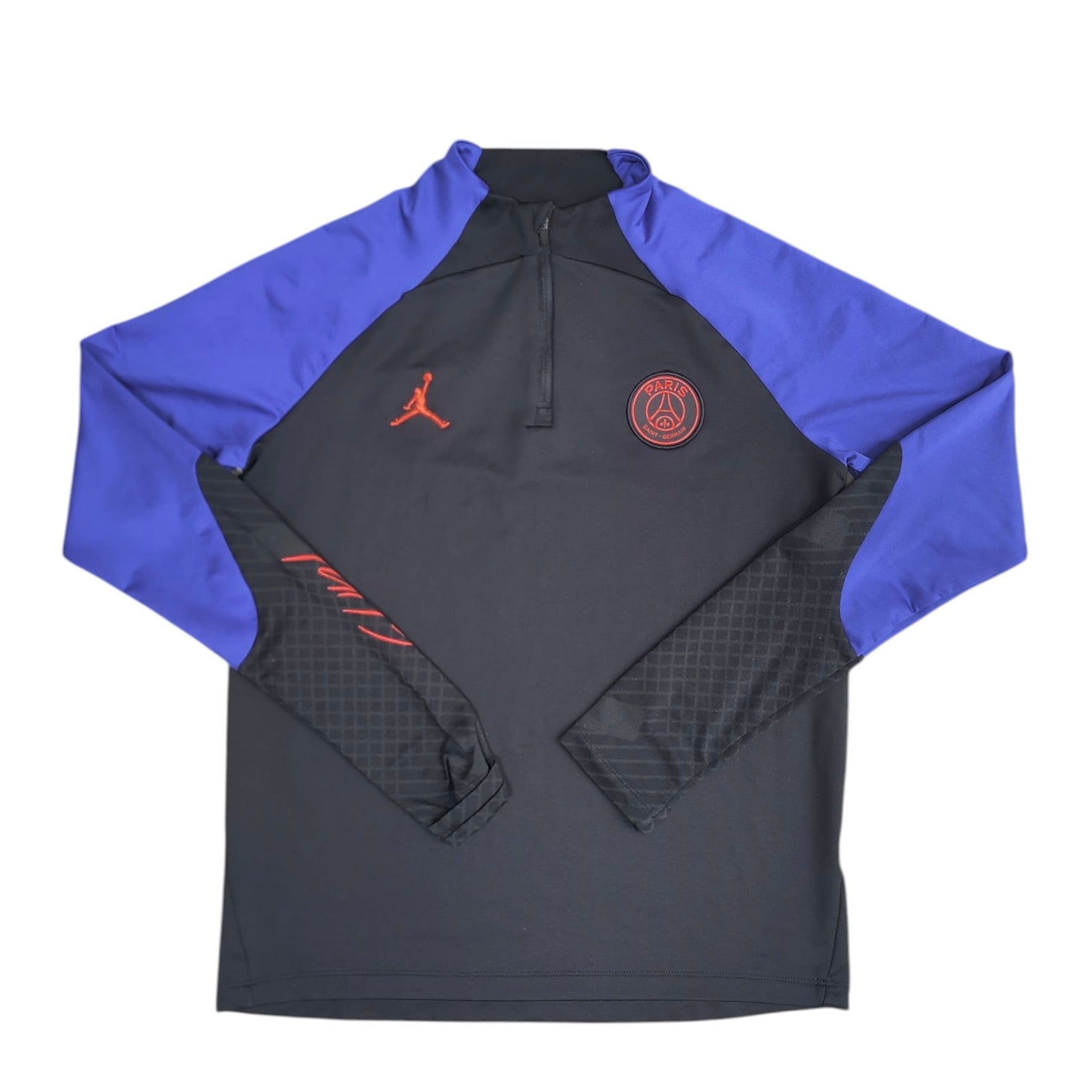 Jordan Paris Saint Germain Dri-Fit Black Blue Training Long Sleeve (Youth)