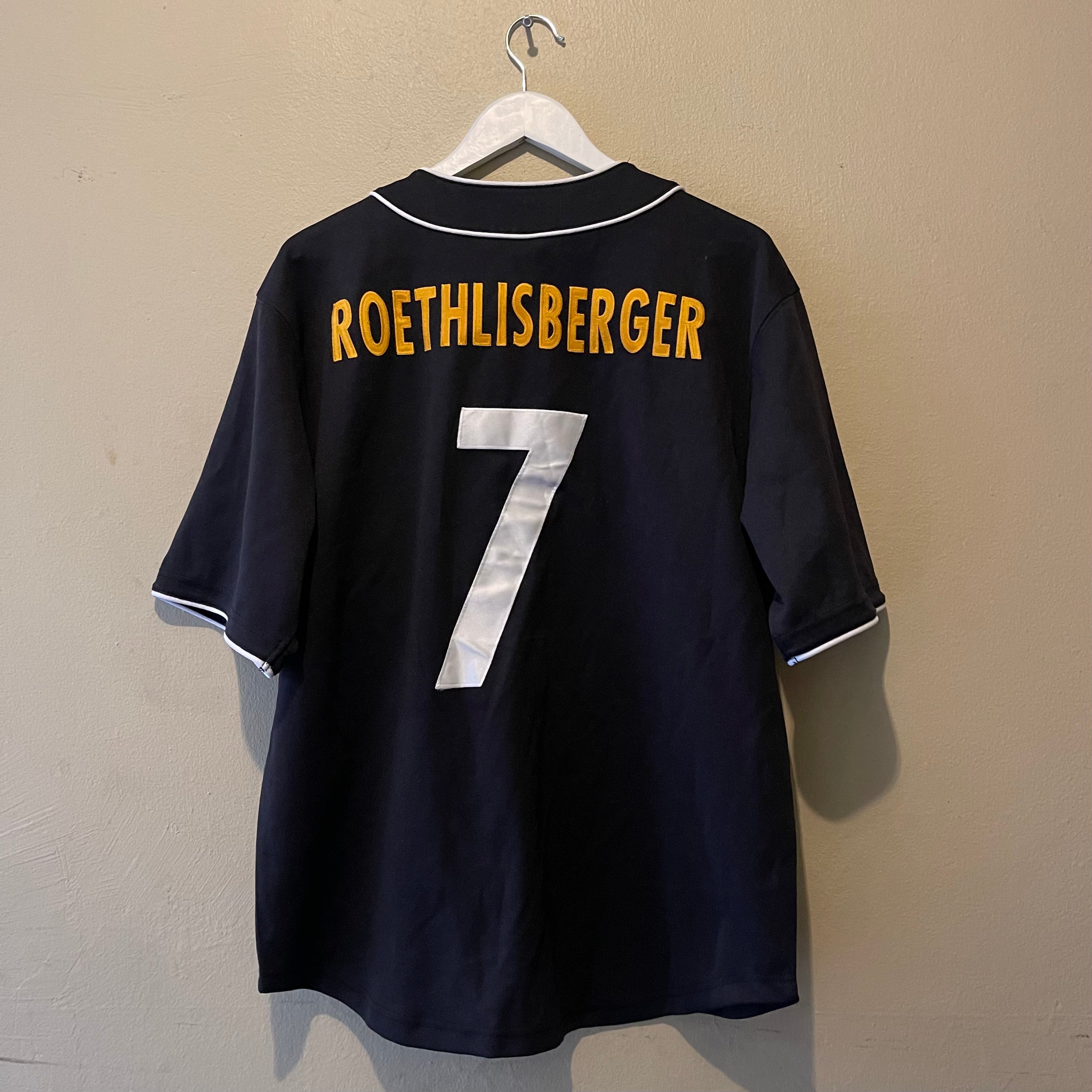 NFL Pittsburgh Steelers Roethlisberger #10 Baseball Jersey