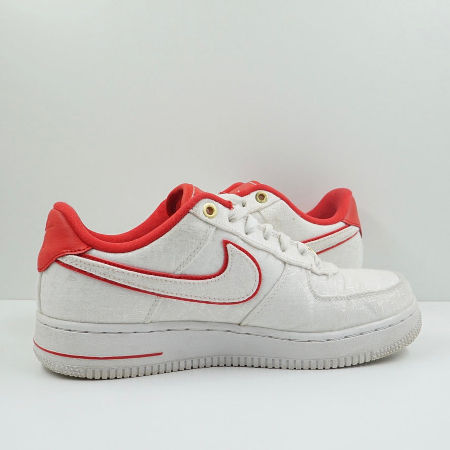 Nike Air Force 1 Low Lux White Red (W )