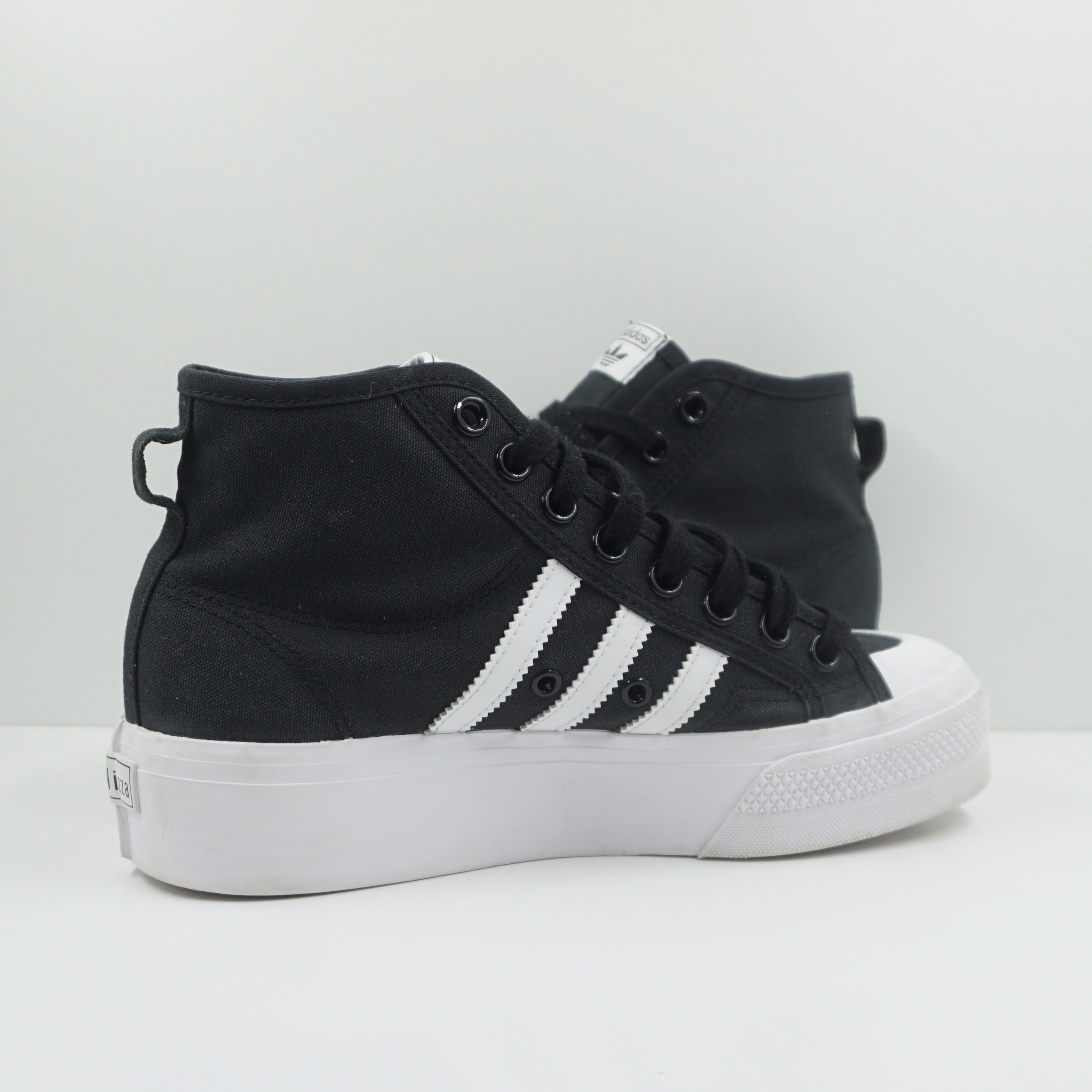 Adidas Nizza Platform Mid Core Black White (W)