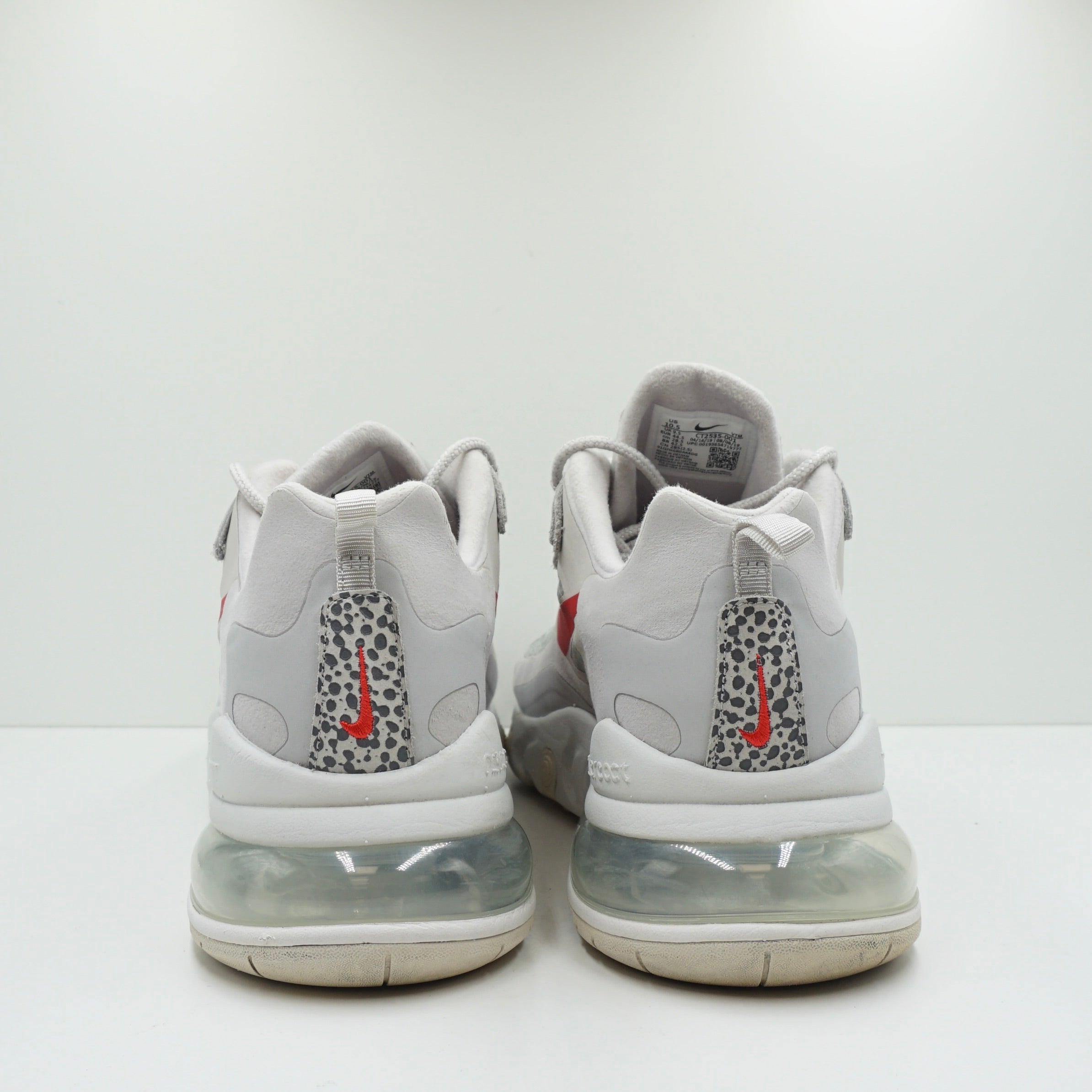 Nike Air Max 270 React Safari Grey Red