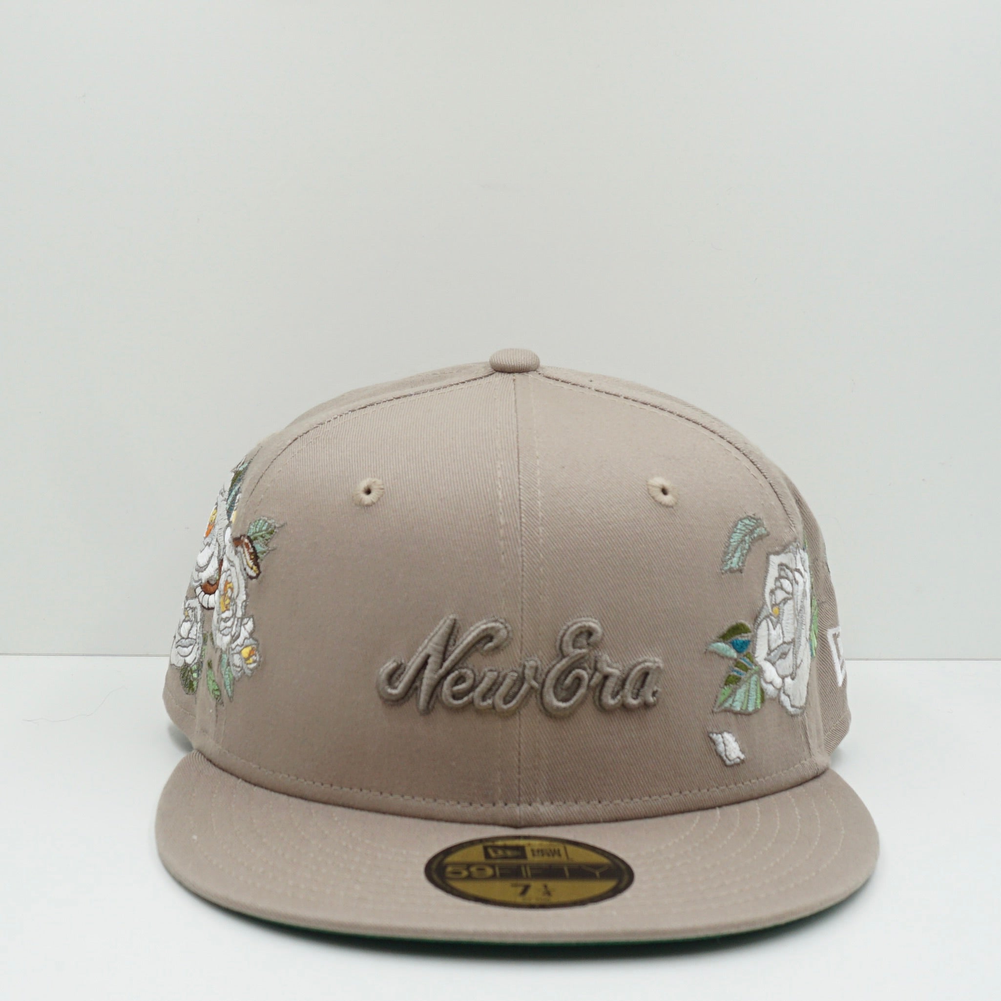 New Era Flowers Beige Fitted Cap