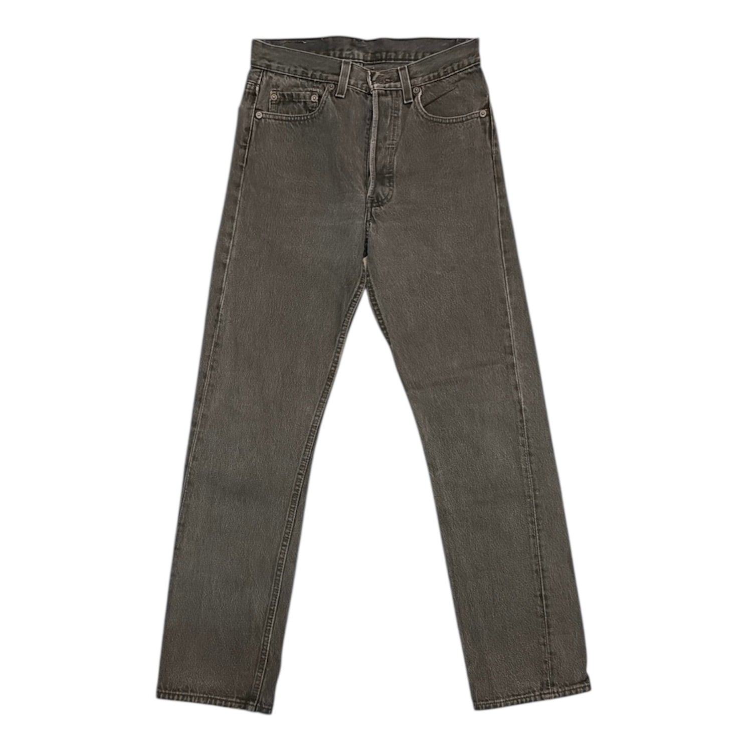 Vintage Levis 501 Dark Grey Jeans (W28/L30)