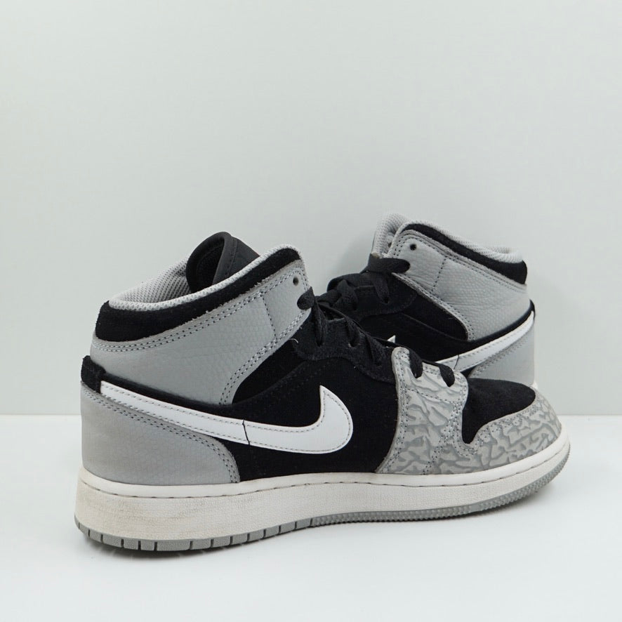 Jordan 1 Mid SE Elephant Print (GS)