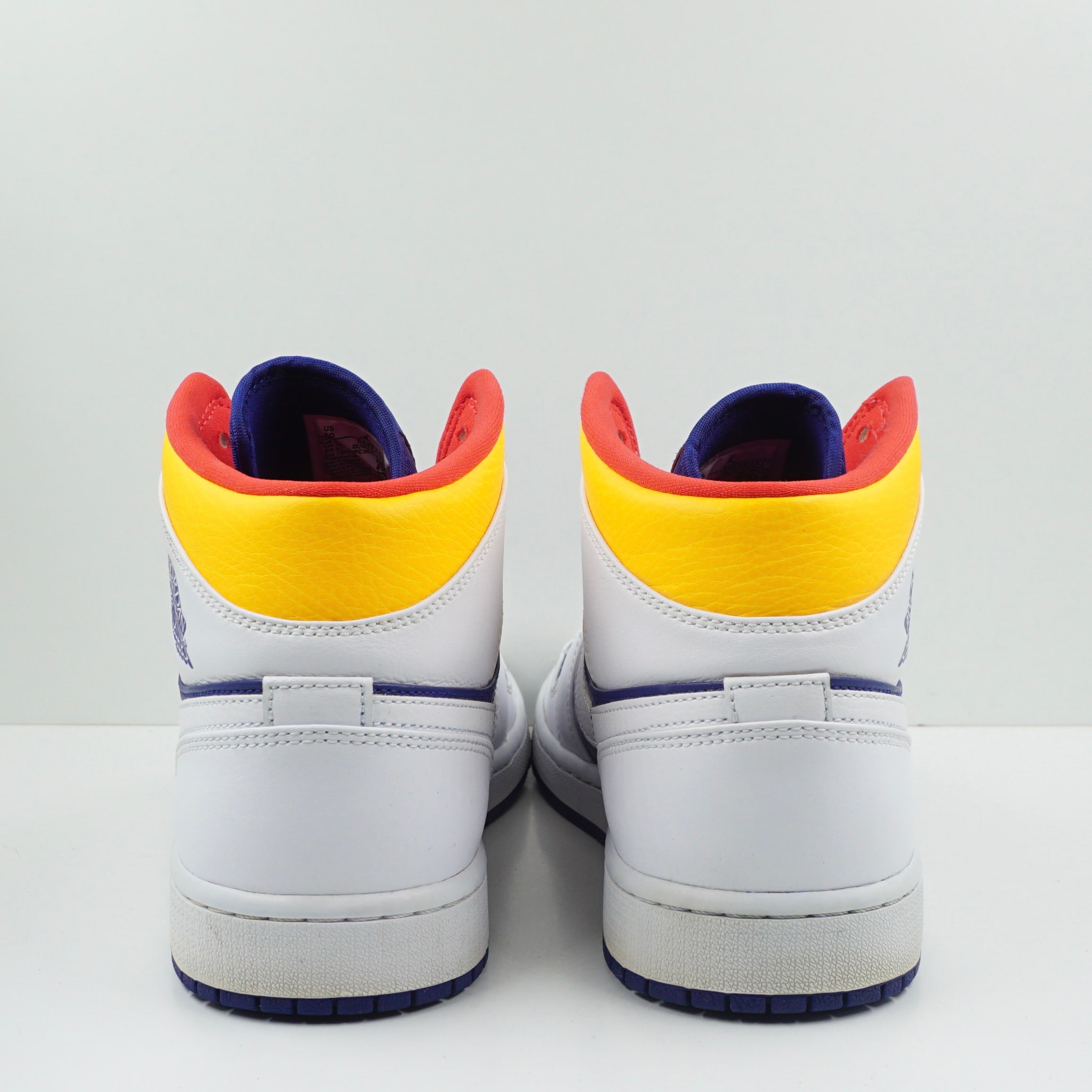 Jordan 1 Mid Royal Blue Laser Orange