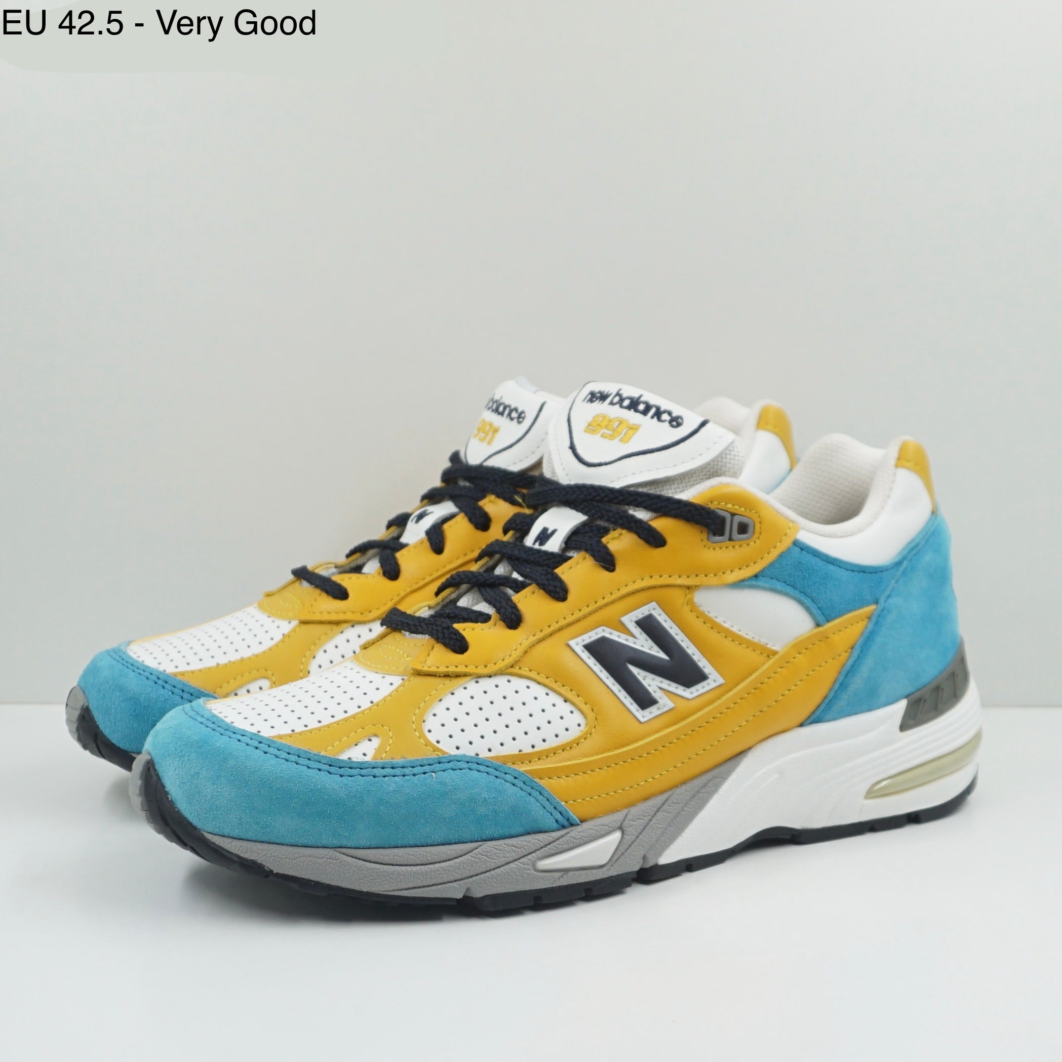New Balance 991 MiUK Sneakersnstuff Blue Yellow
