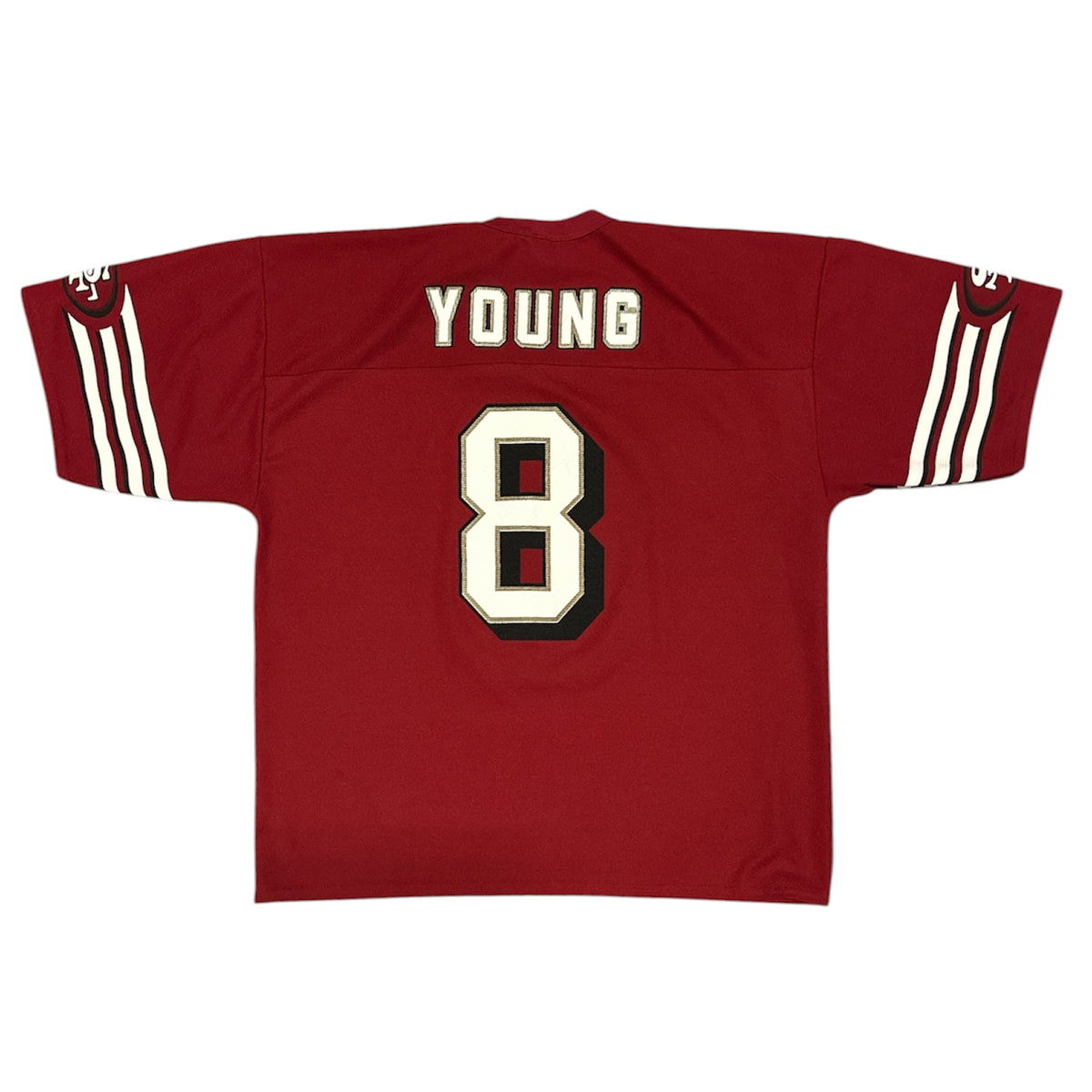 Vintage Logo Athletic San Fransisco 49ers Young #8 NFL Jersey