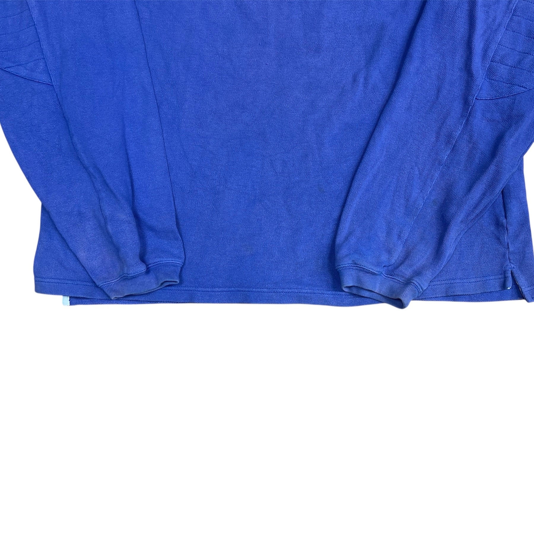 Vintage Reebok IFK Football Blue Polo Long Sleeve