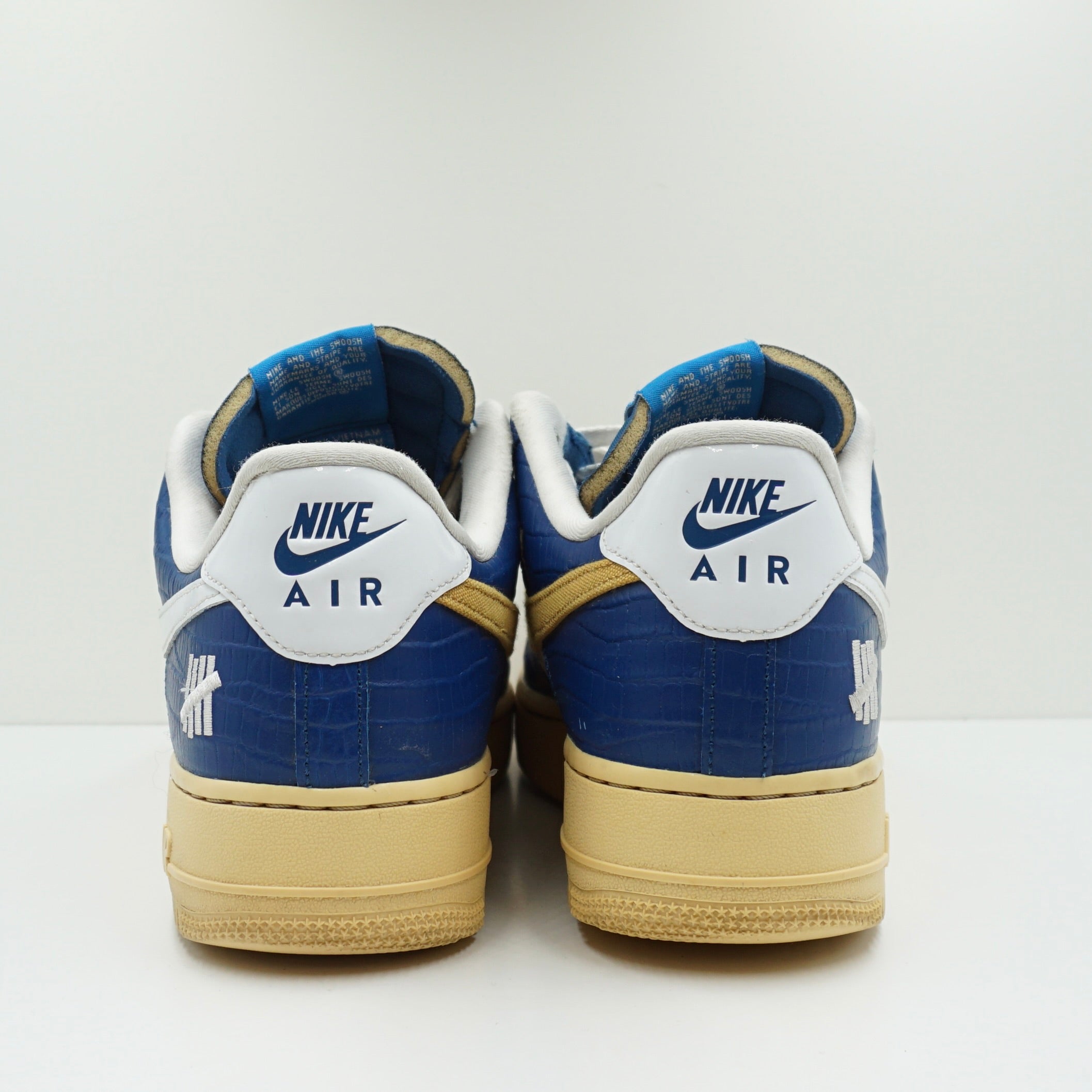 Nike Air Force 1 Low SP Undefeated 5 On It Blue Yellow Croc
