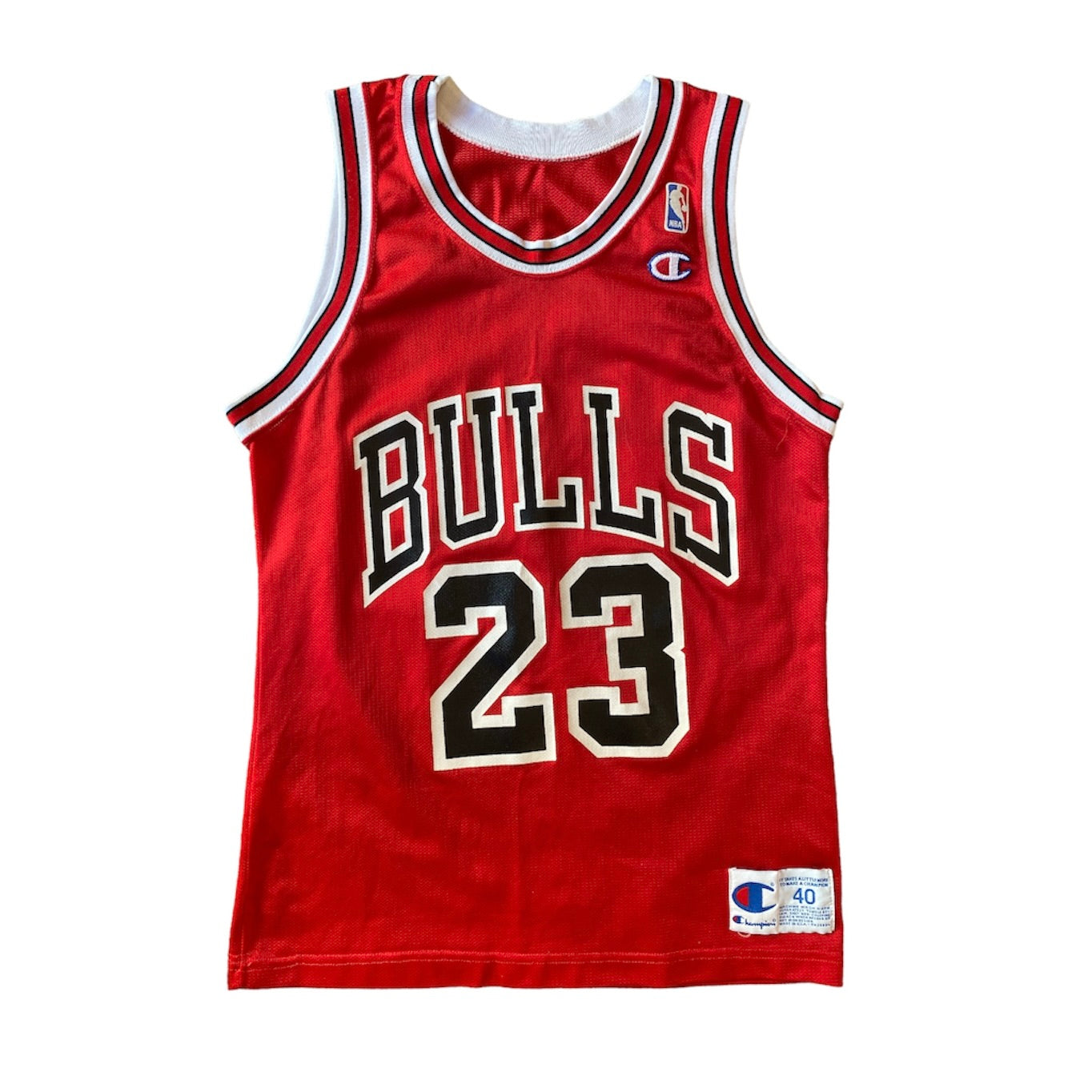 Vintage 90s Champion Chicago Bulls Micheal Jordan Basketball Jersey