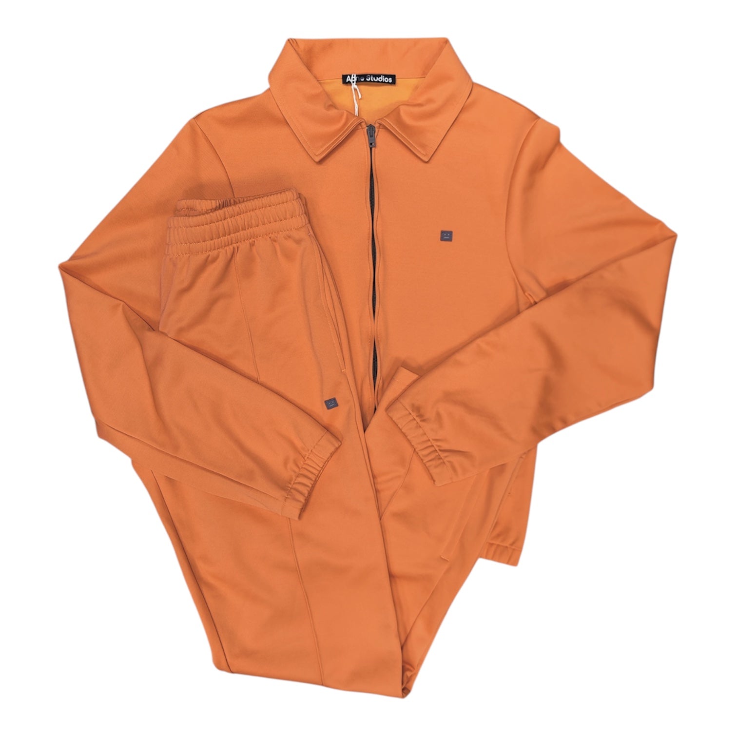 Acne Mandarin Orange Track Top And Track Pants