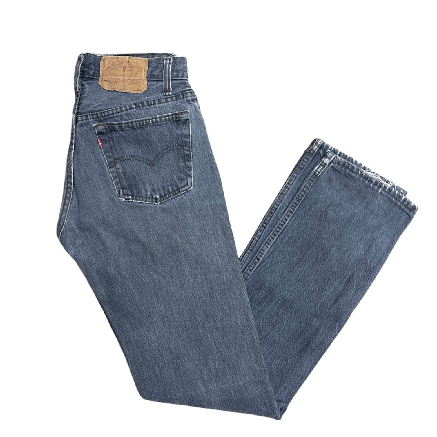 Vintage Levis 501 Grey Jeans (W28/L34)