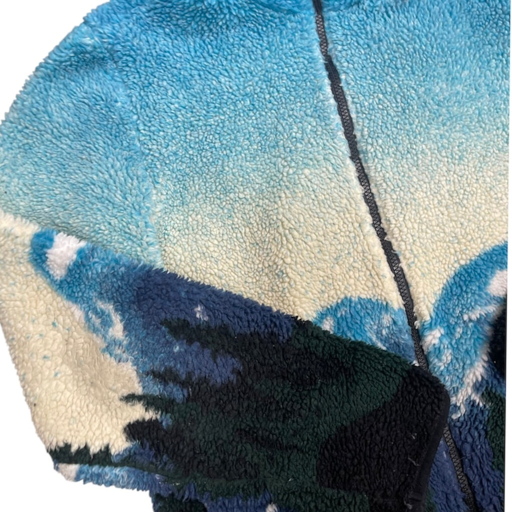 Sneakersnstuff Winter Landscape Blue Fleece Jacket