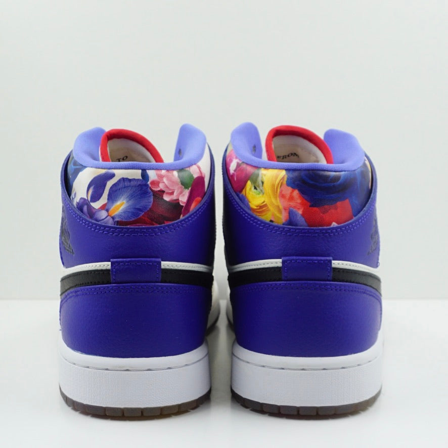Jordan 1 Mid SE Valentine's Day Flowers
