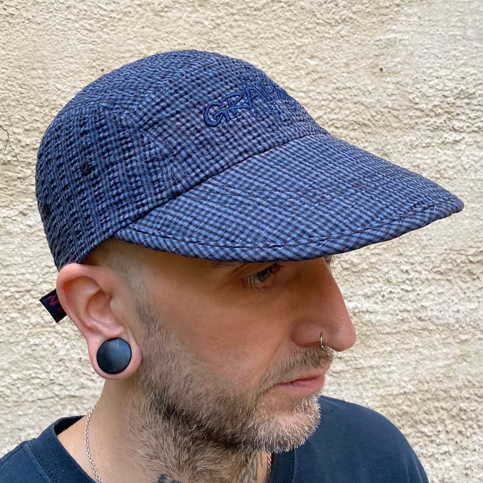 Gramicci Royal Blue OG Seersucker Canyon Cap