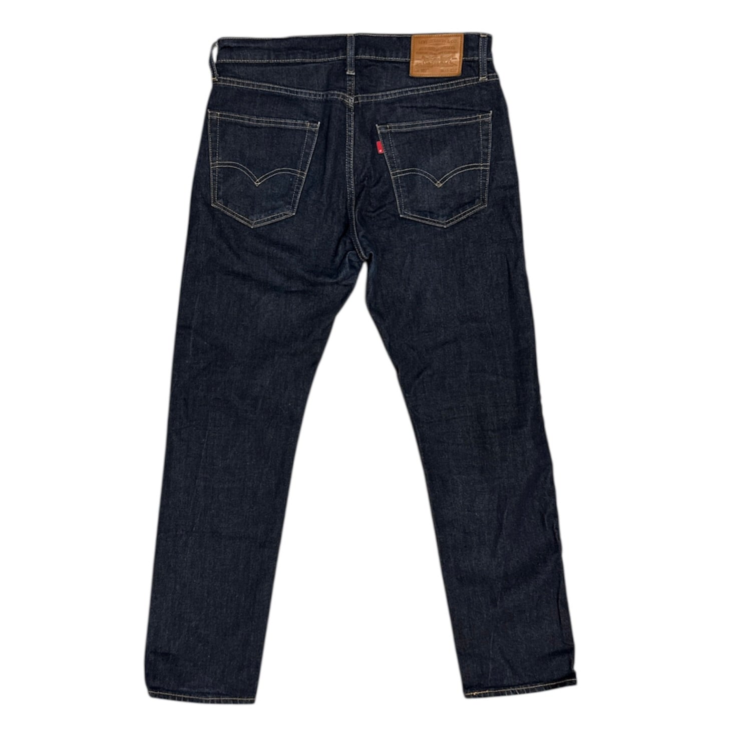 Levis 502 Premium Taper Dark Denim Blue Jeans