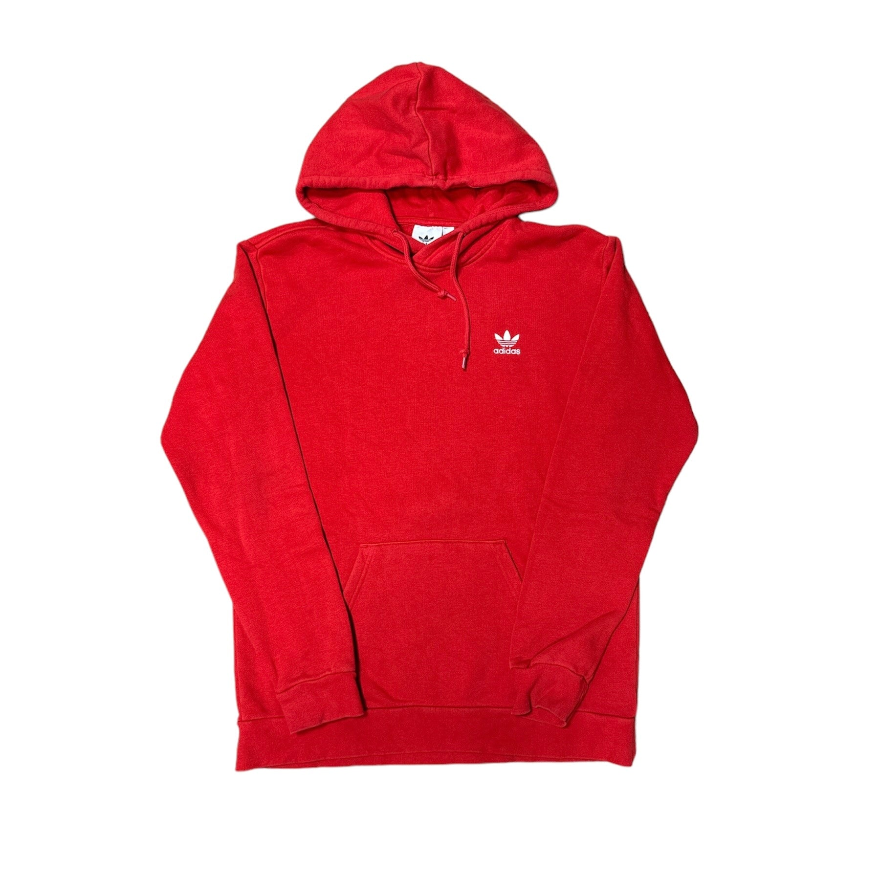 Adidas Adicolor Essential Trefoil Red Hoodie