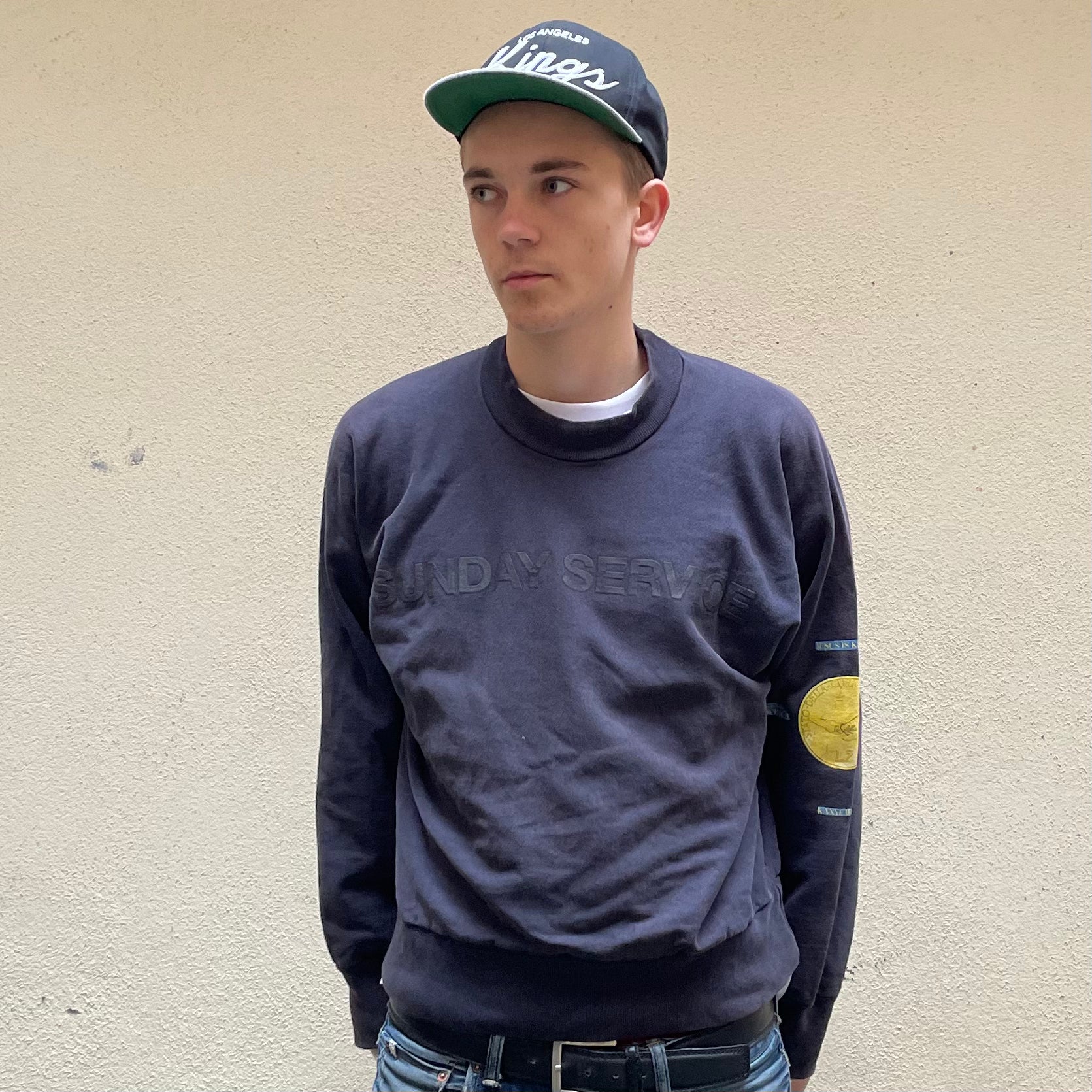 Kanye West Sunday Service Gold Detroit Sweatshirt