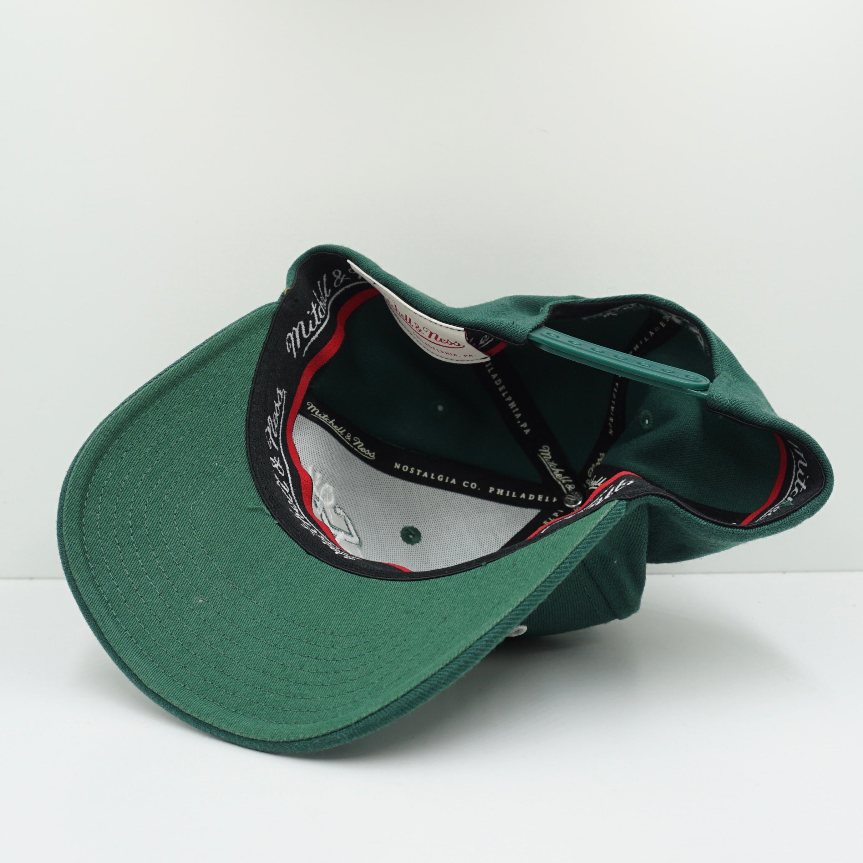 Mitchell & Ness Green Snapback Cap