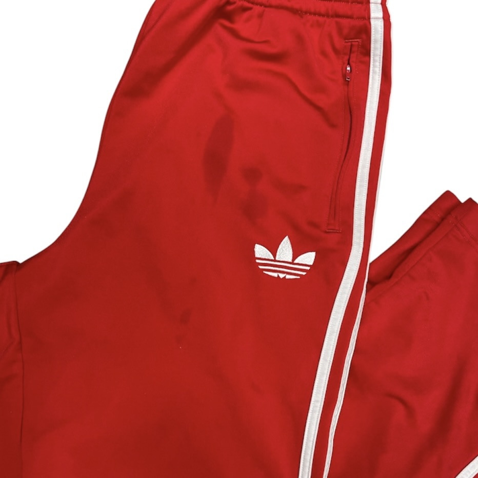 Adidas Firebird Red White Track Pants