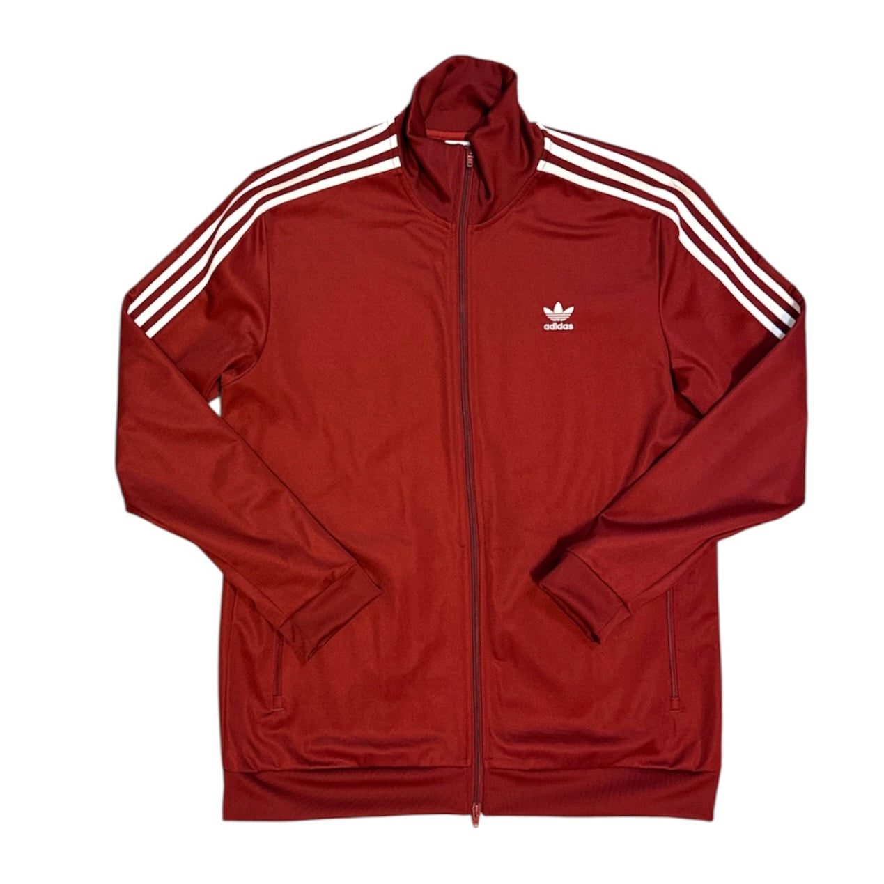 Adidas Beckenbauer Rust Red Track Top