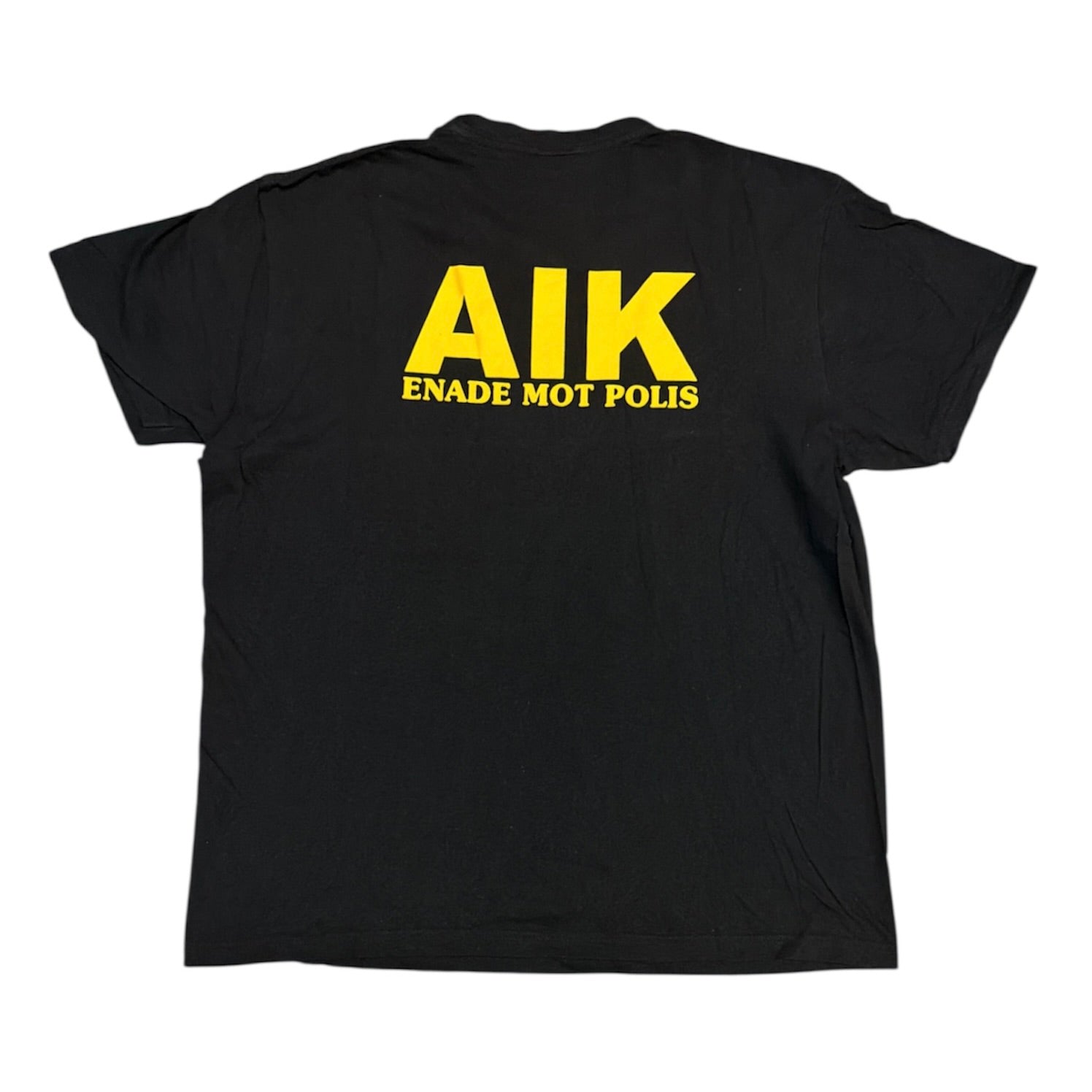 AIK Enade mot Polis Black Tshirt