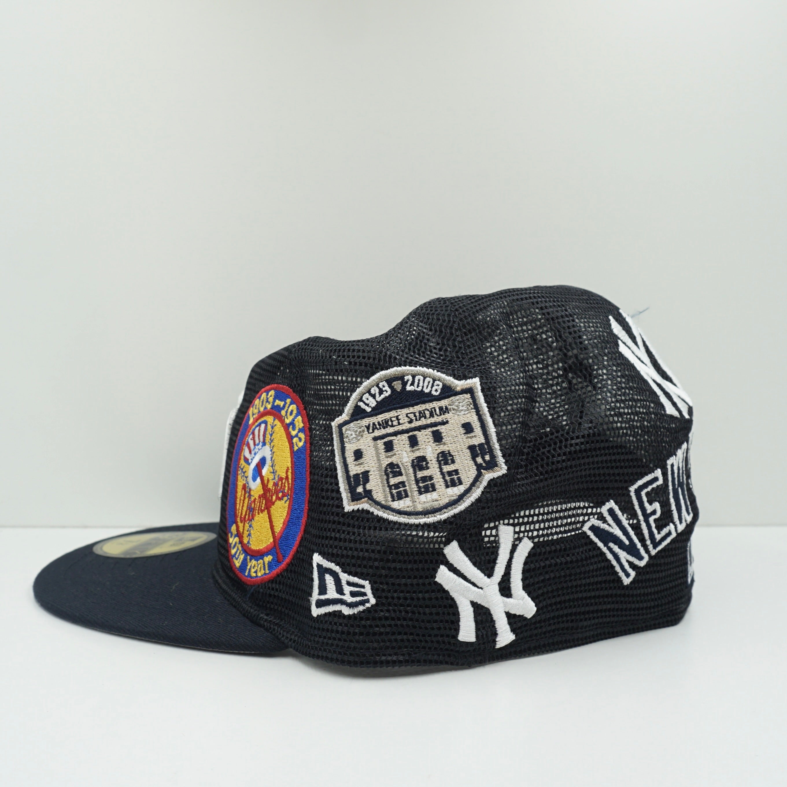 New Era Cooperstown New York Yankees Full Mesh Multi Logo Fitted Cap