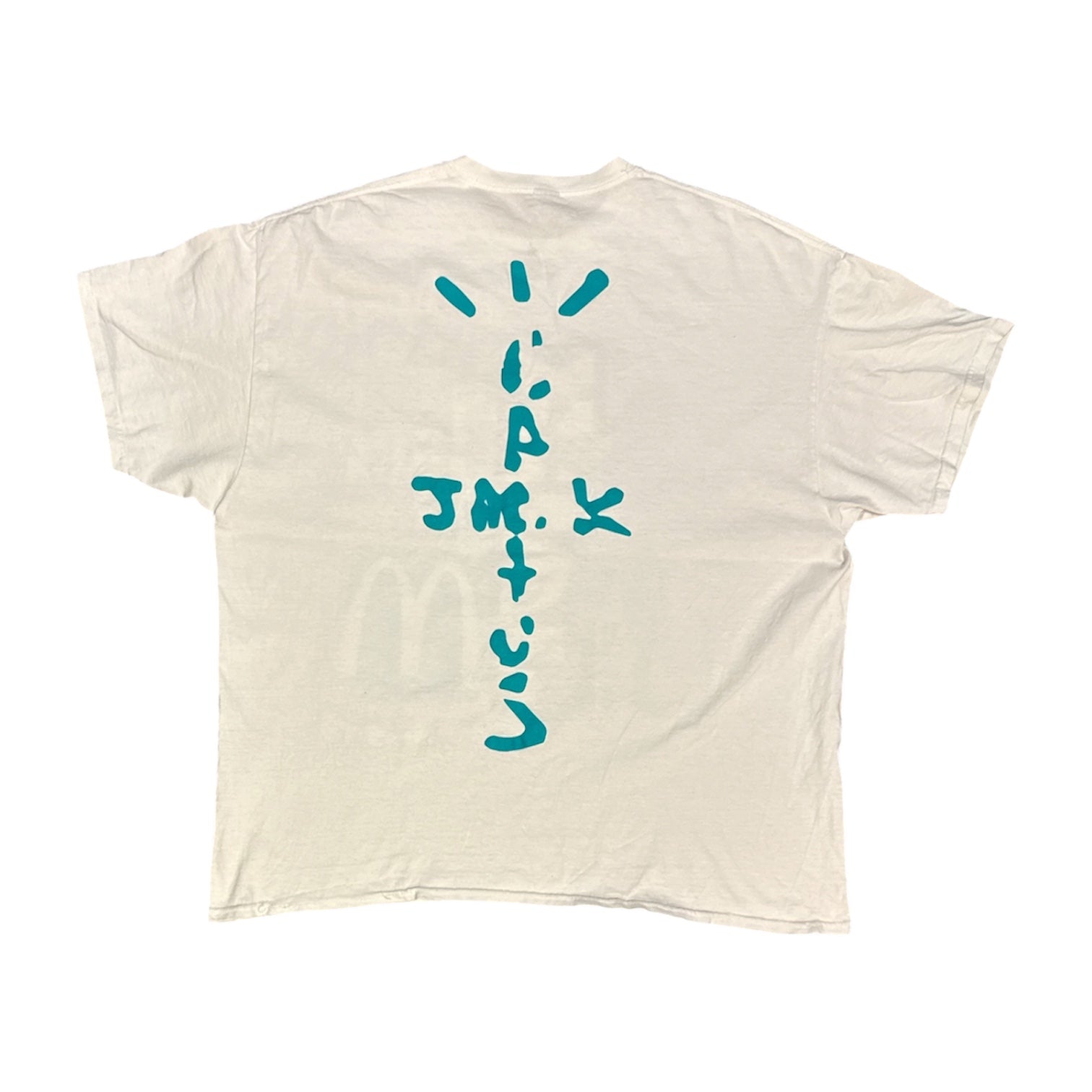Travis Scott x McDonald's Jack Smile White Tshirt