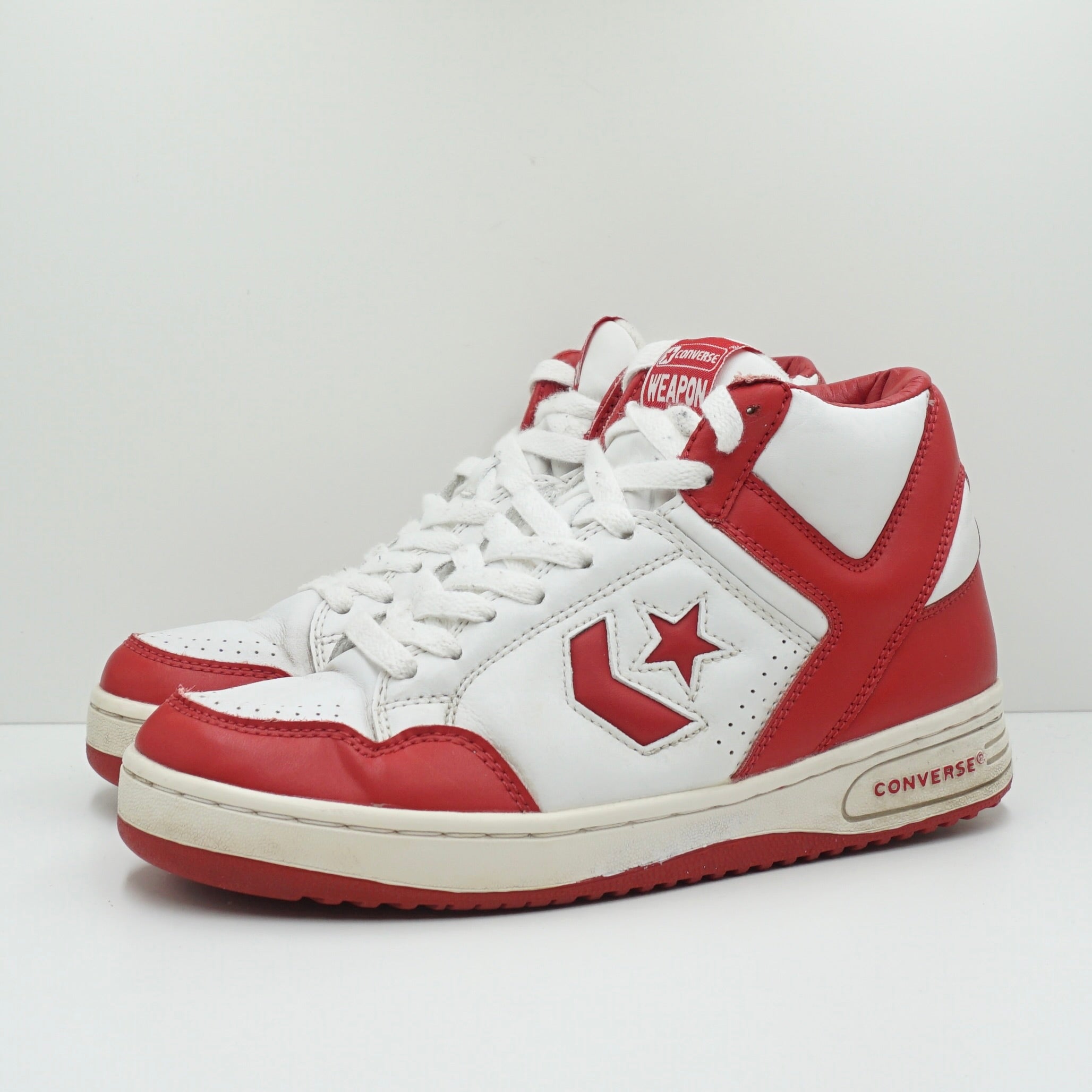 Converse Weapon 86 Mid Red White