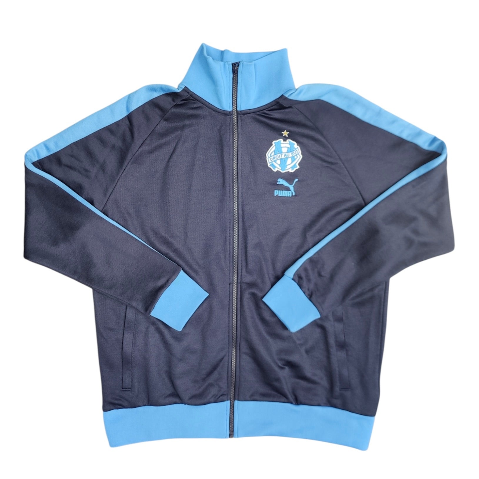 Puma Marseille 2022/2023 FtblHeritage T7 Navy Track Top