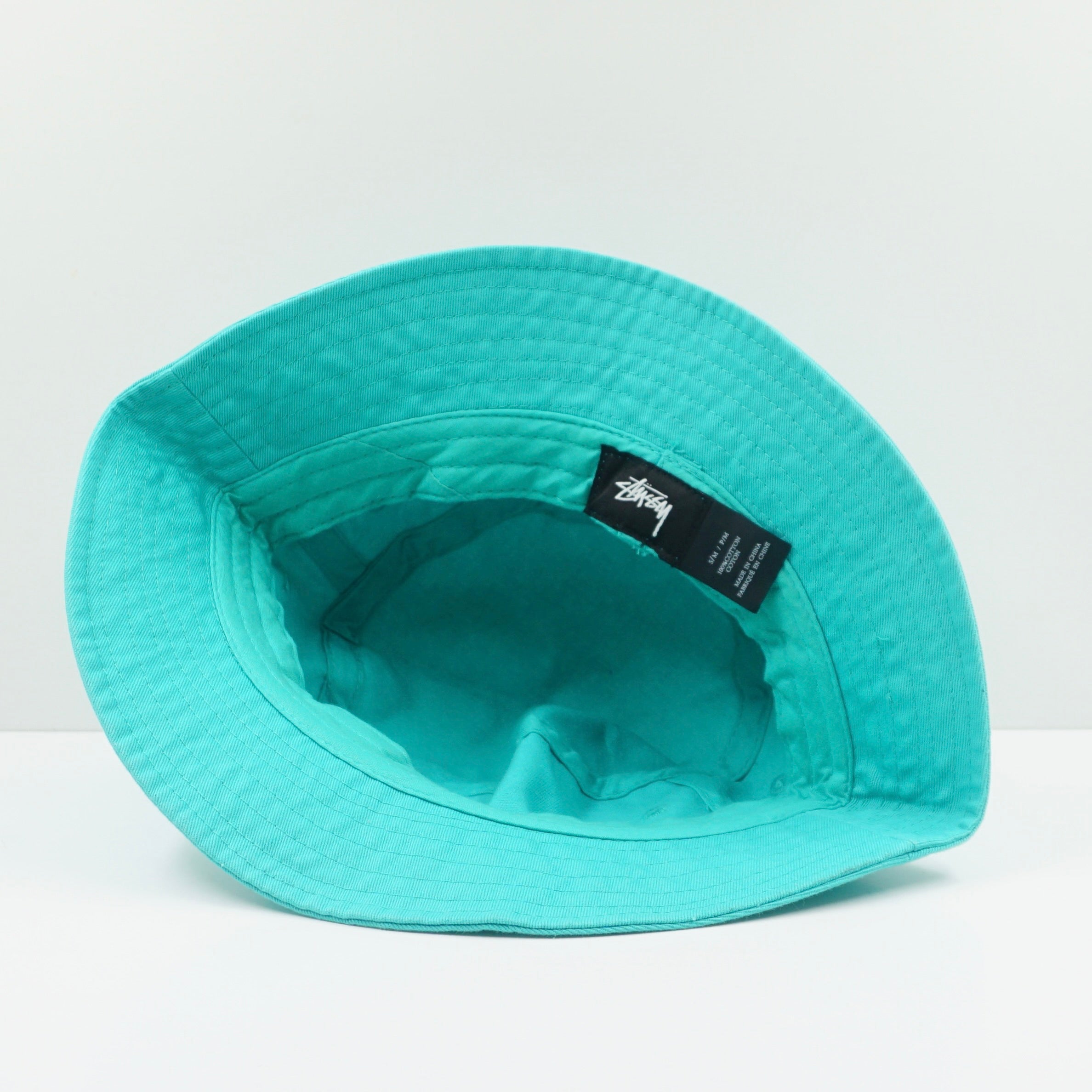 Stussy SS Logo Turqouise Bucket Hat