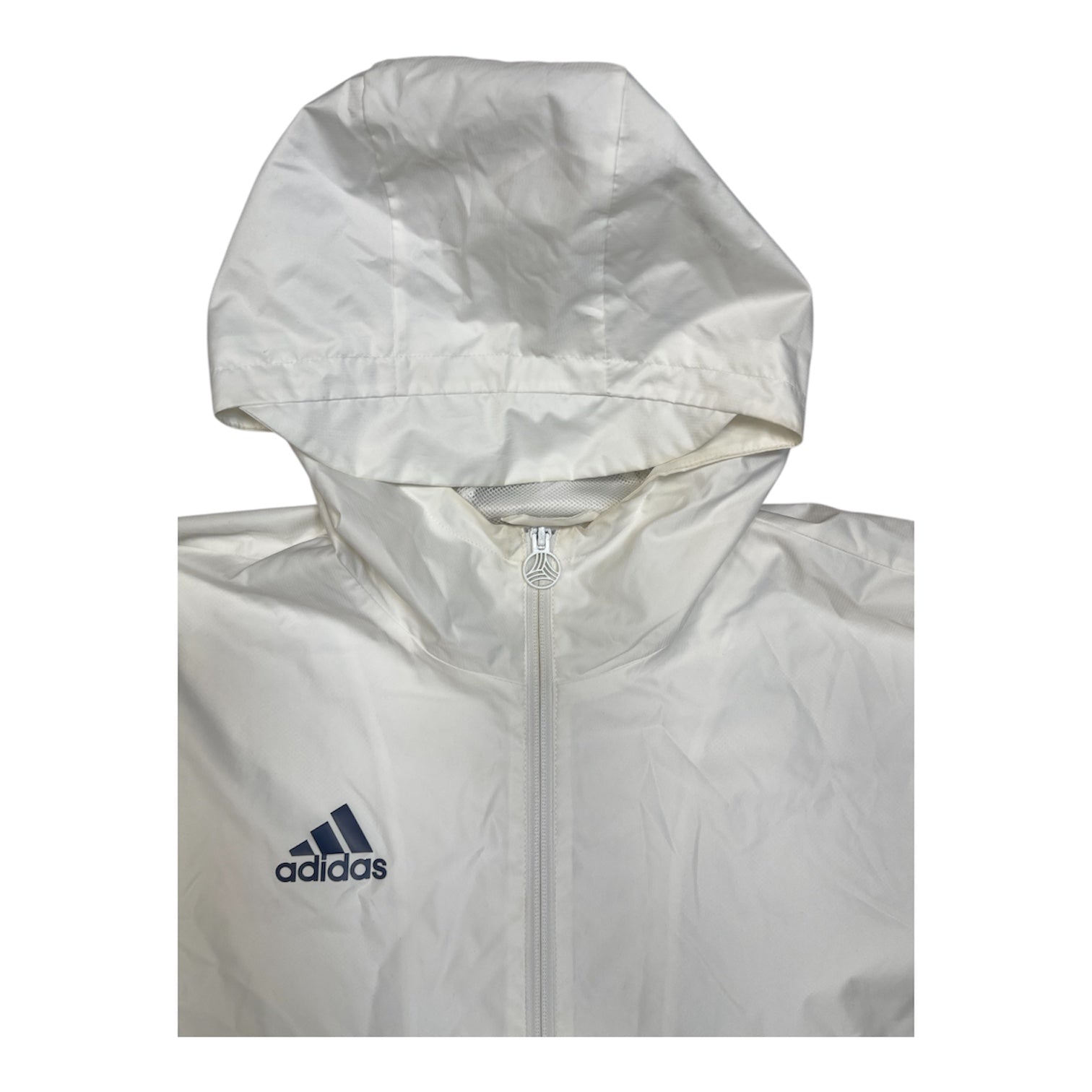 Adidas Tango White Navy Windbreaker Jacket Sample