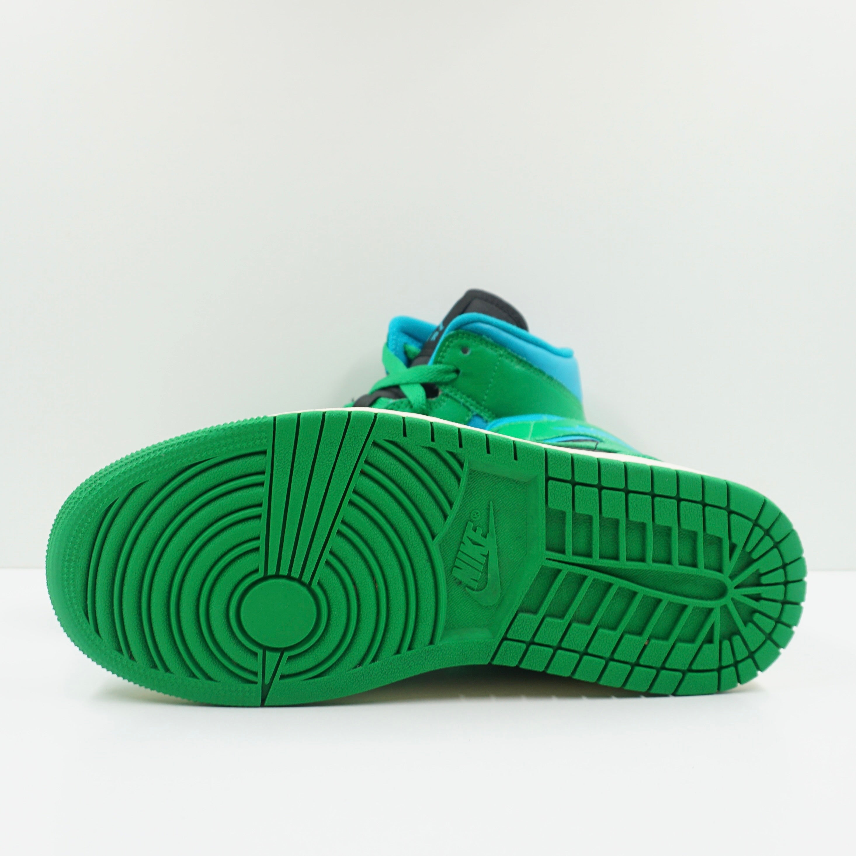 Jordan 1 Mid Lucky Green Aquatone (W)