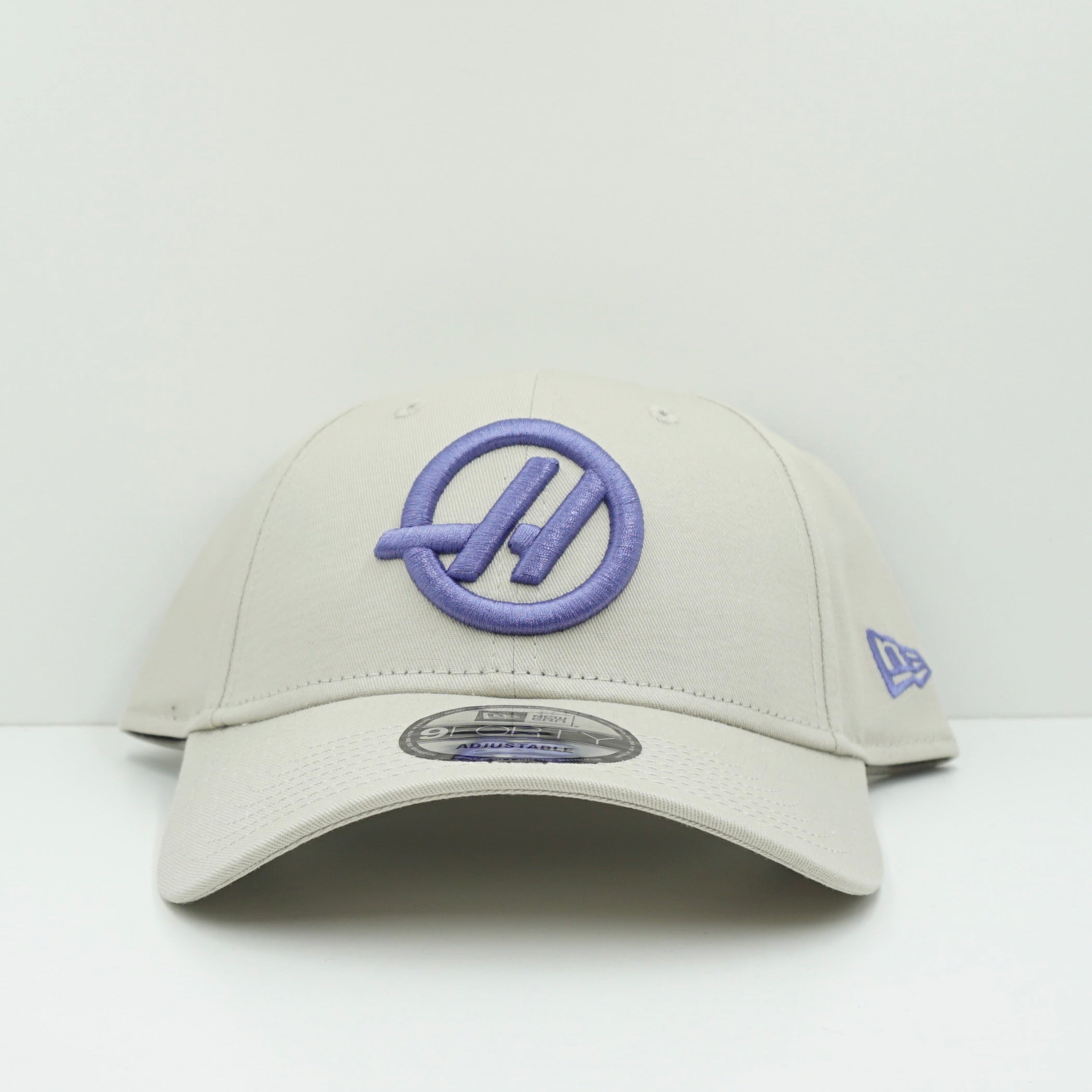 New Era Haas Beige Purple Snapback Cap