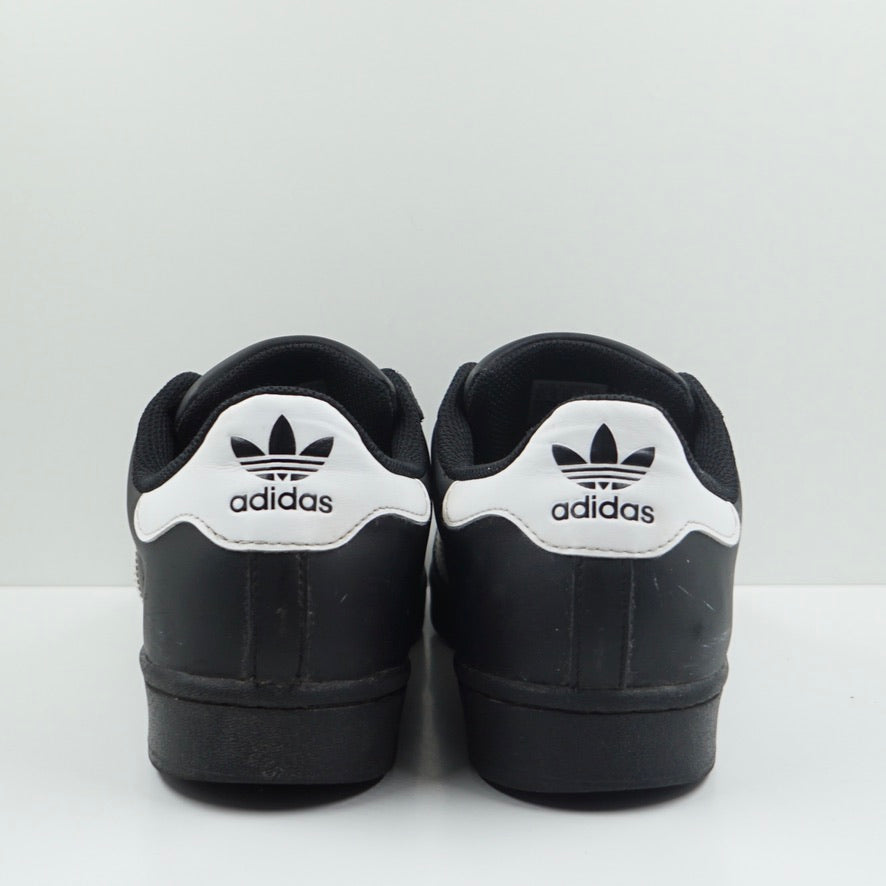 Adidas Superstar Core Black Cloud White Gold