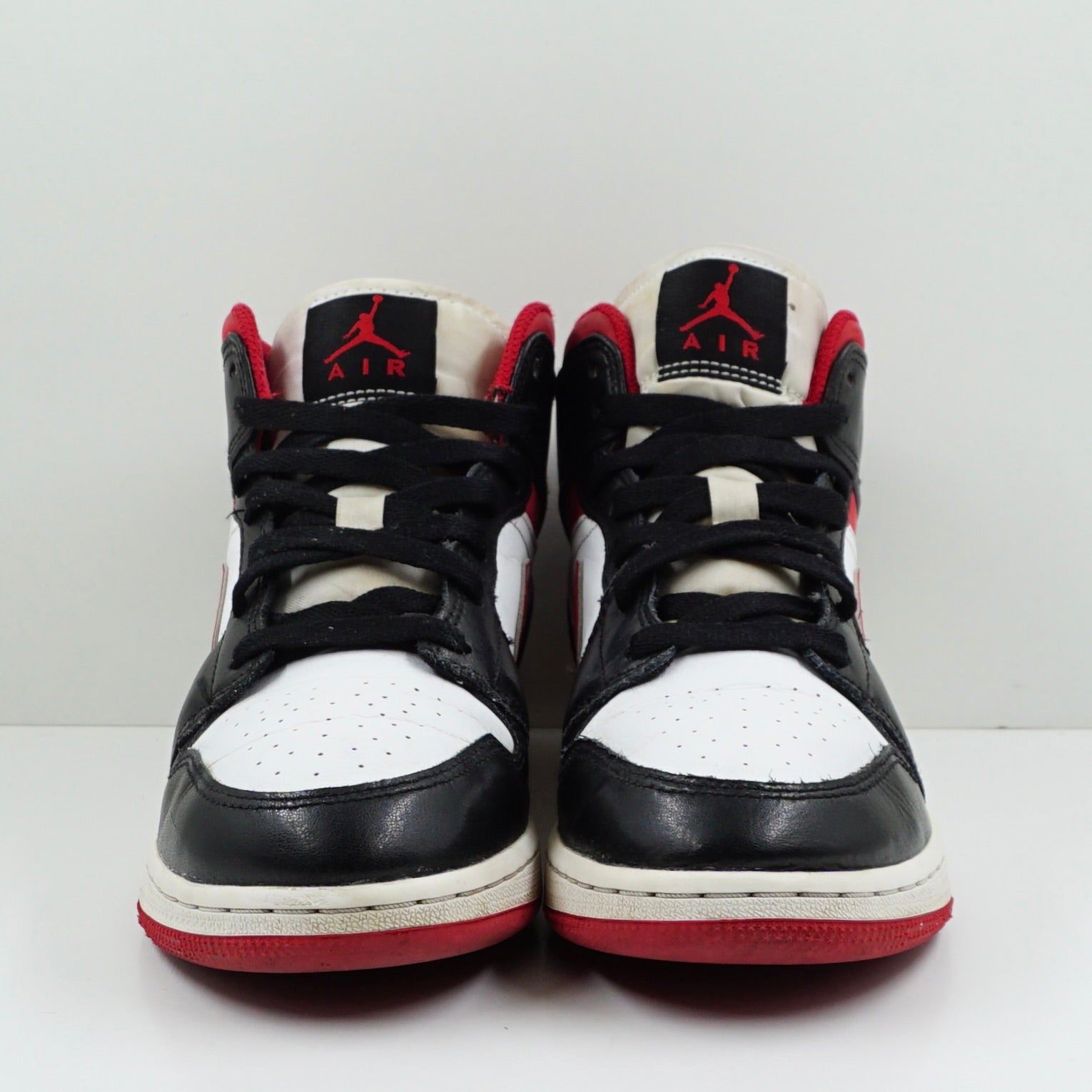 Jordan 1 Mid Black Gym Red (GS)