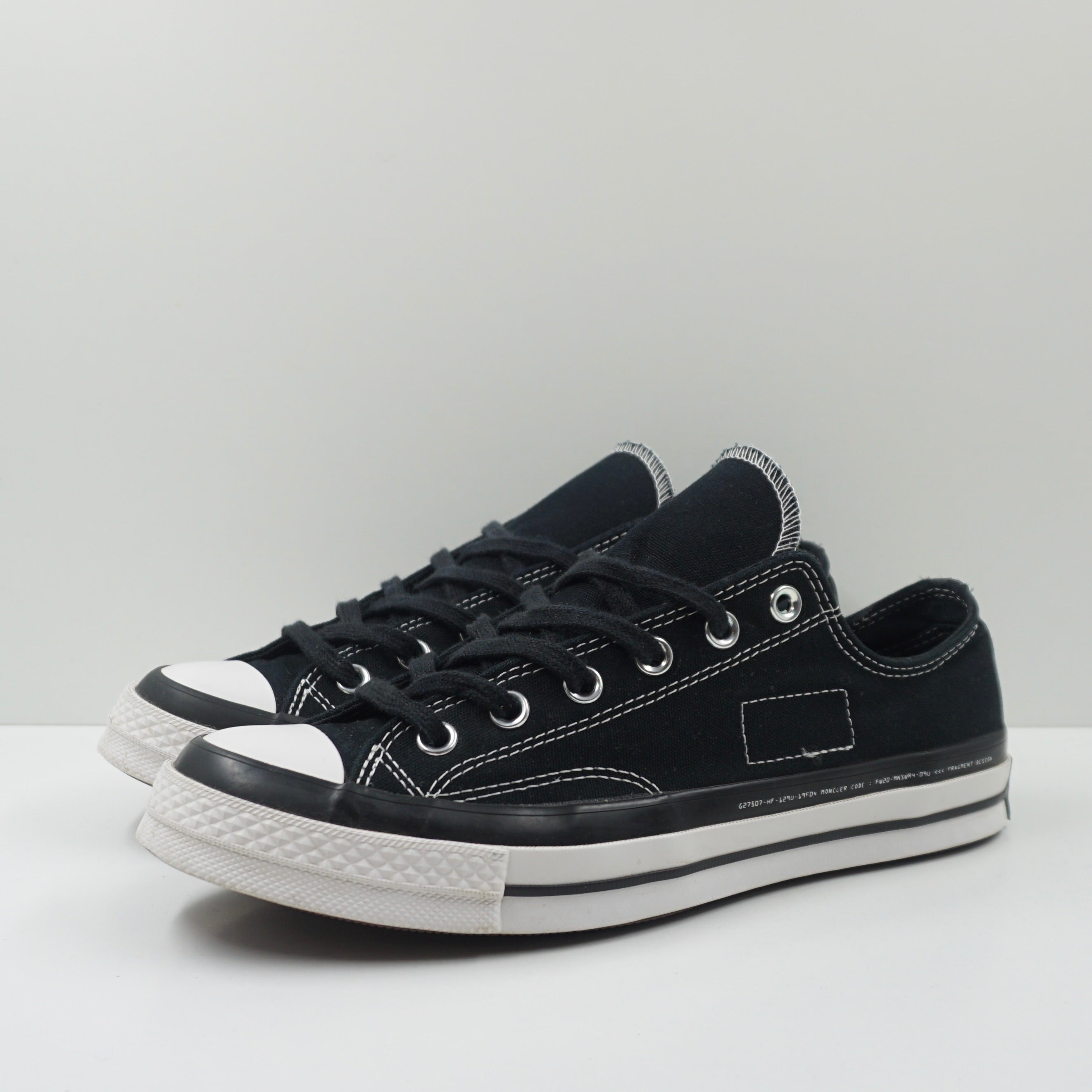 CONVERSE × fragment CHUCK TAYLOR 1970 新品 BLACK 10 藤原ヒロシ Converse Chuck Taylor All Star 70 Ox Moncler Fragment Black Men\u0027s