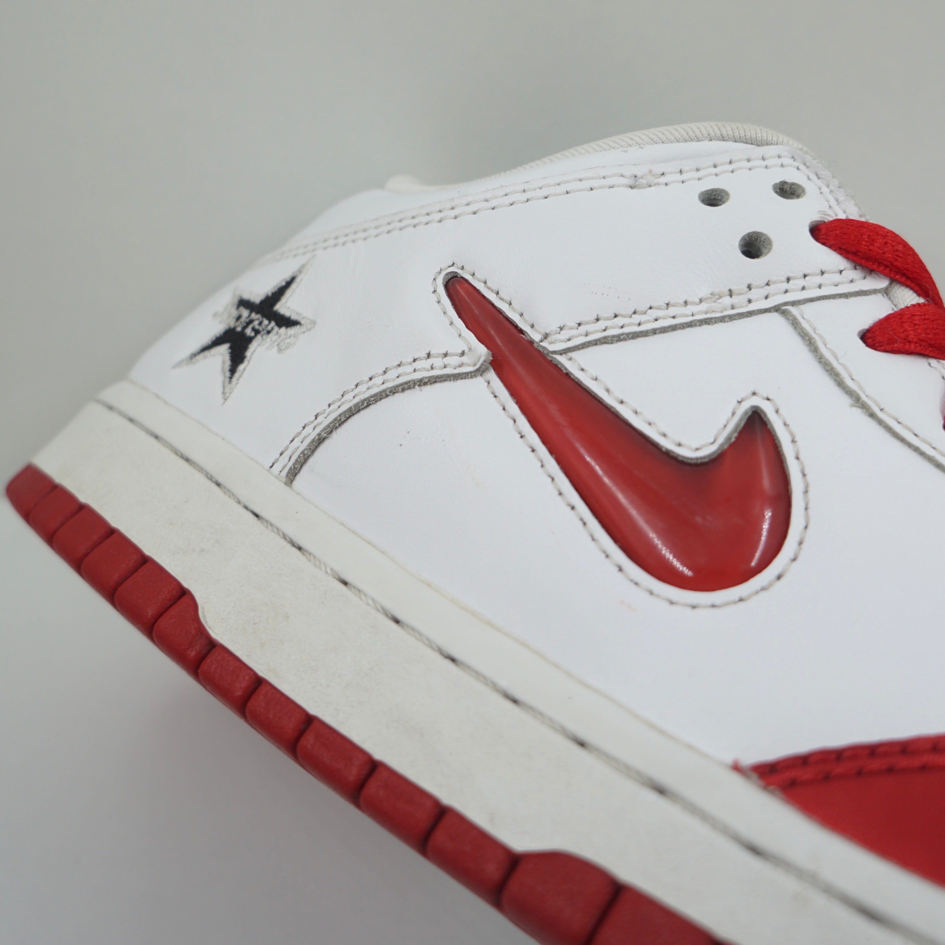 Nike SB Dunk Low Supreme Jewel Swoosh Red