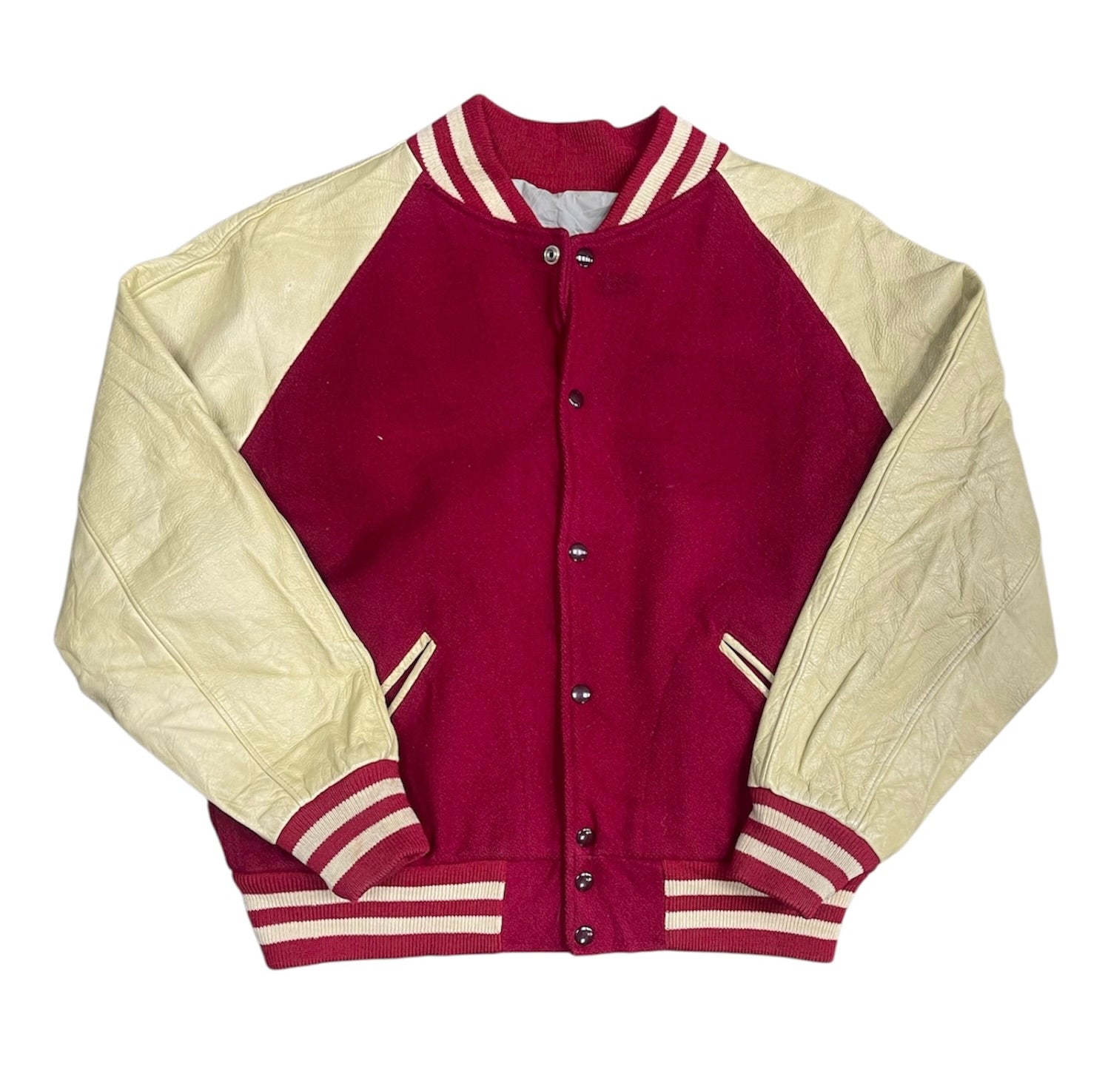 Red Tan Varsity Jacket