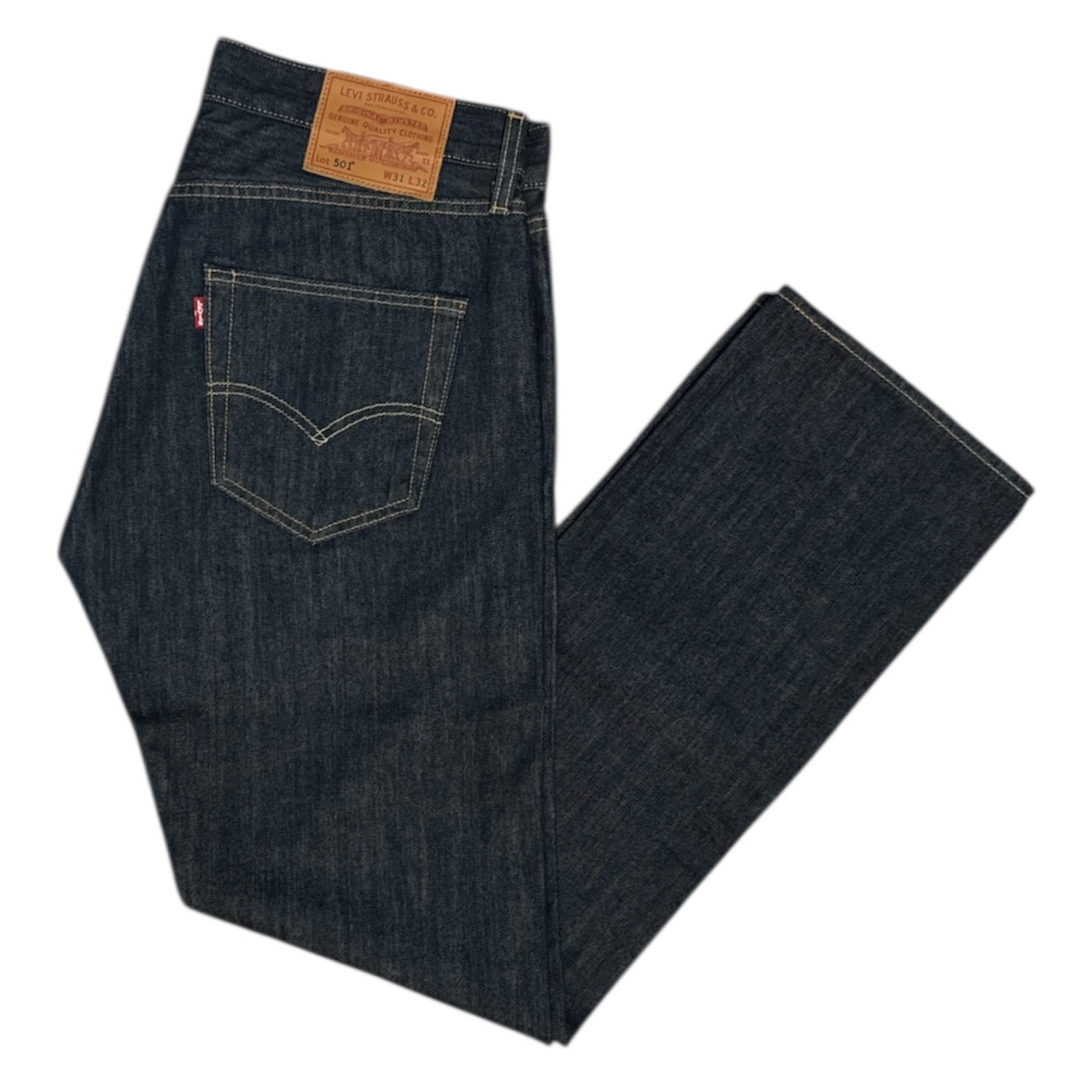 Levis 501 Premium Denim Blue Jeans