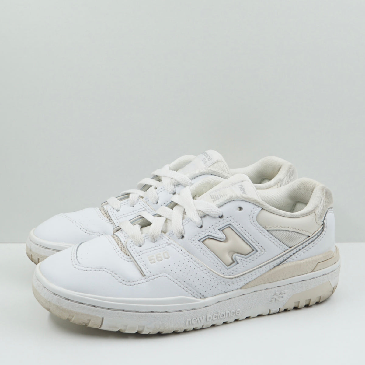 New Balance 550 White Cream Leather (GS)