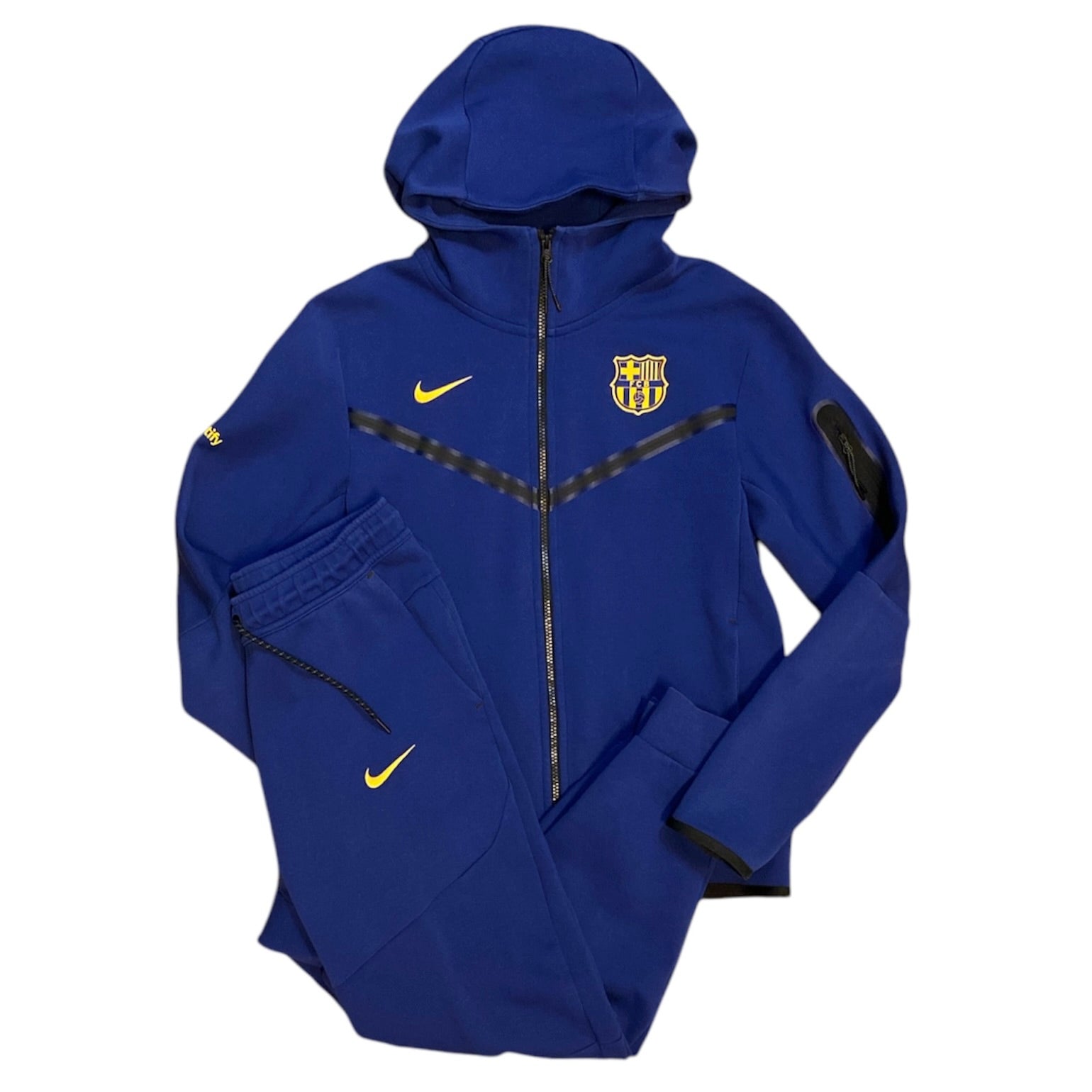 Nike FC Barcelona Tech Fleece Windrunner Hoodie & Pants Set