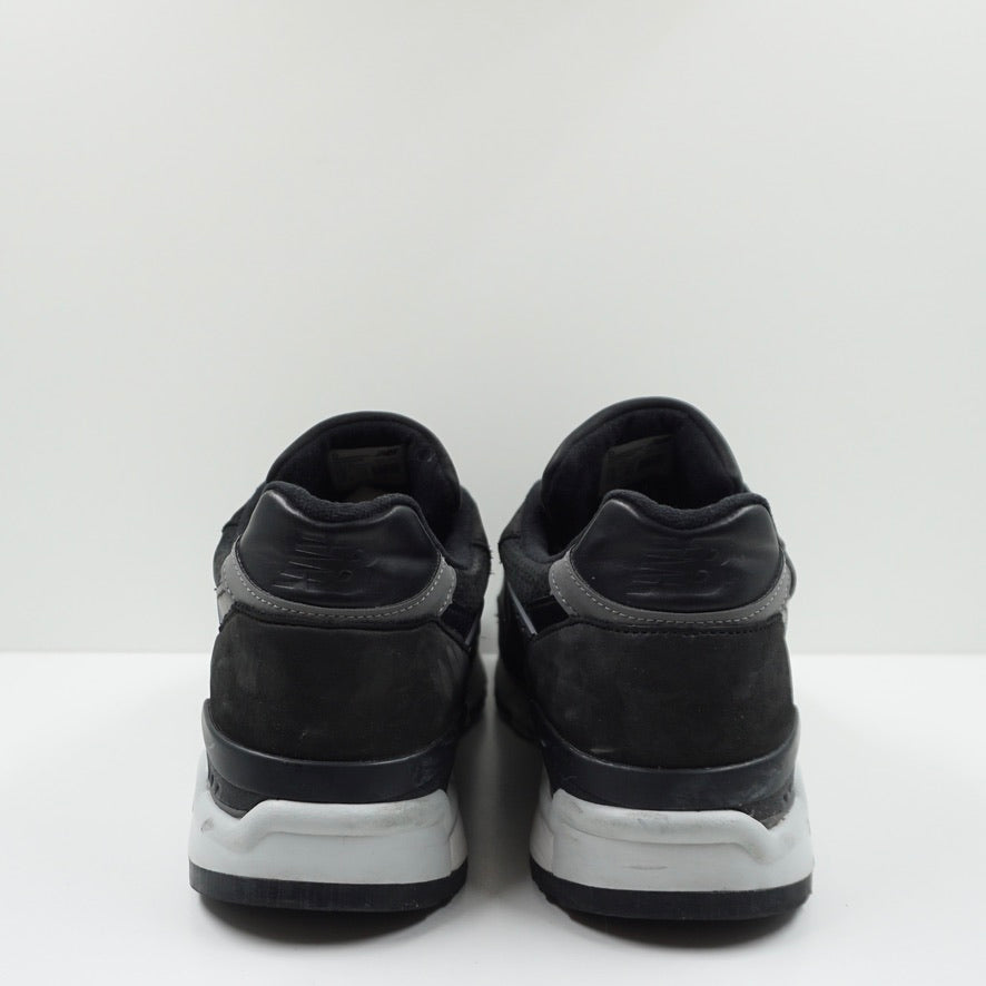 New Balance 998 Made in USA Black Grey