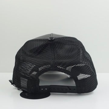 New Era Logo Black Trucker Cap