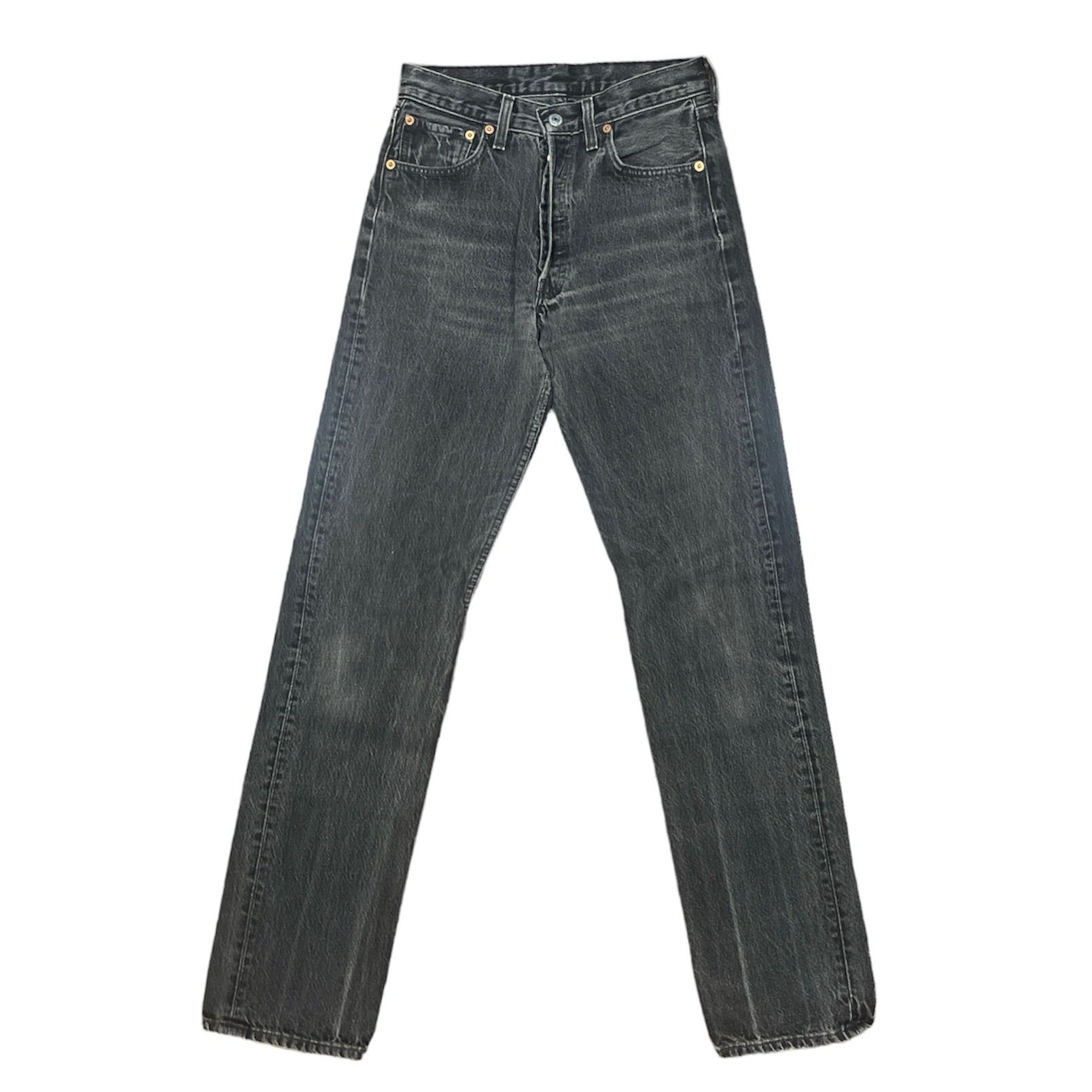 Vintage Levis 501 Dark Grey Jeans (W29/L34)