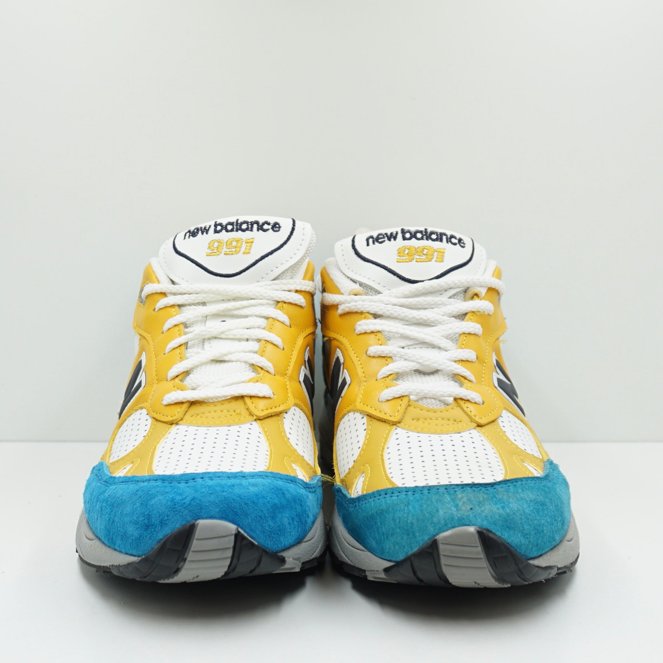 New Balance 991 MiUK Sneakersnstuff Blue Yellow