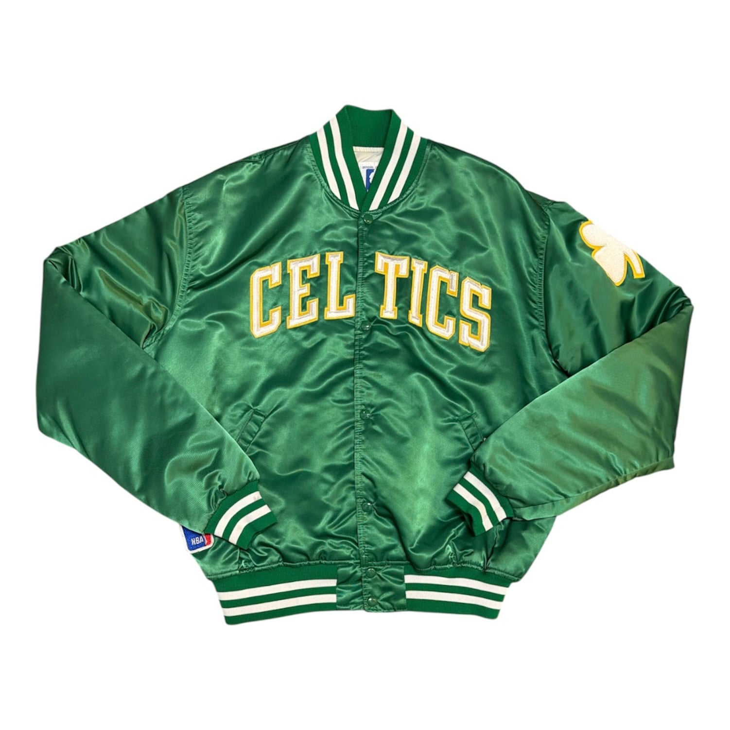 Starter NBA Boston Celtics Nylon Green Bomber Jacket