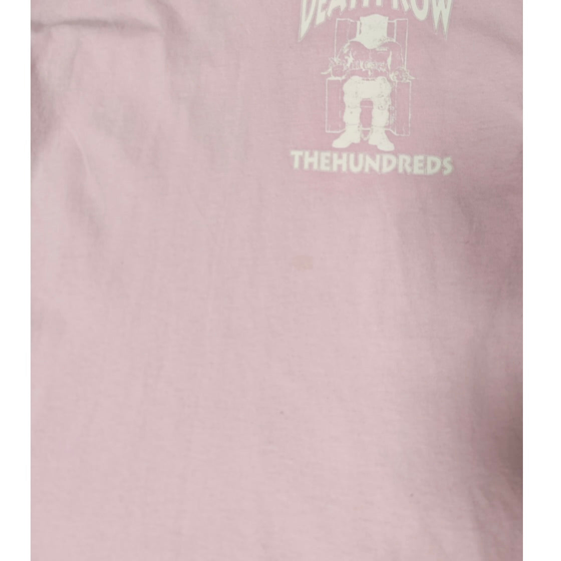 The Hundreds Pink Death Row Records Tshirt