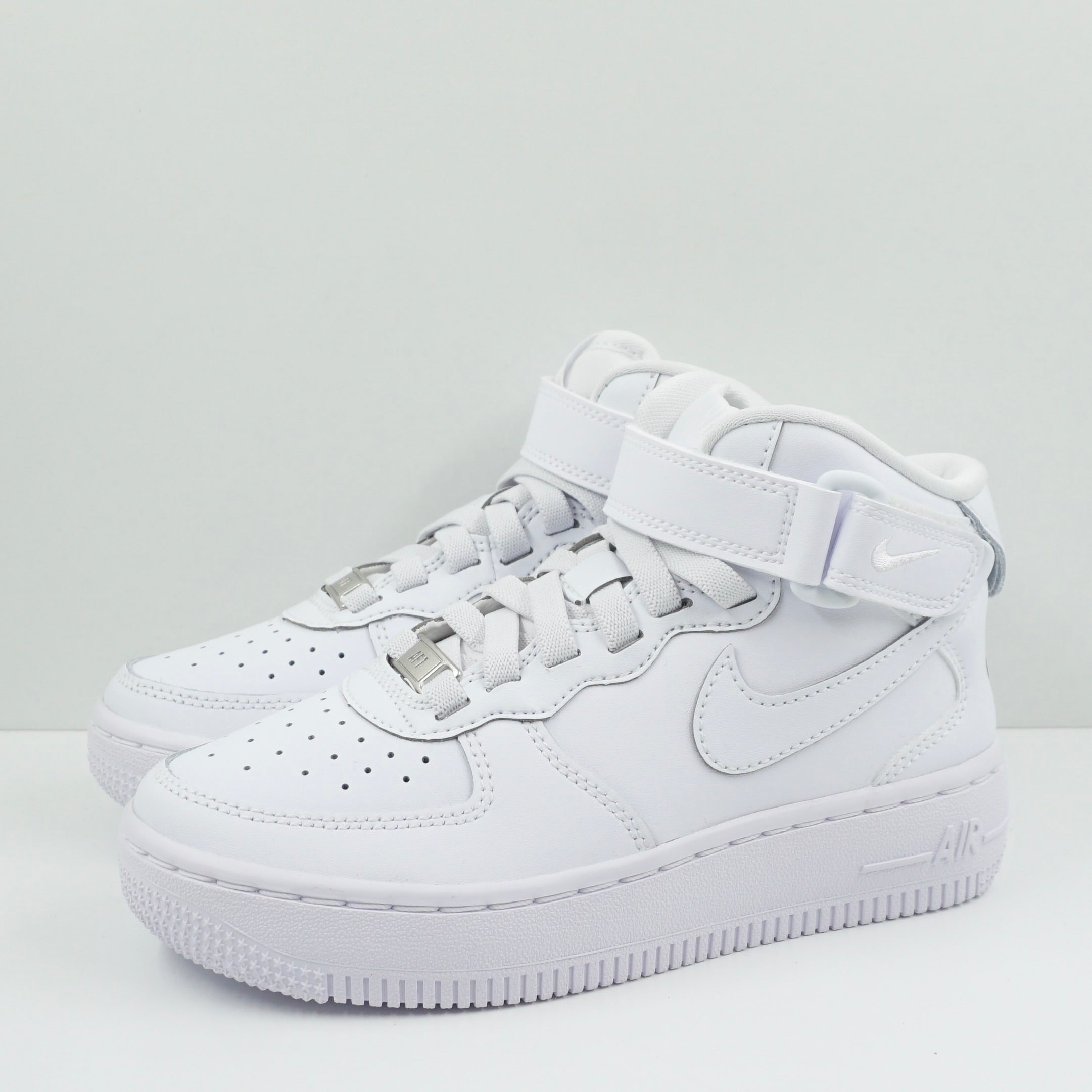 Nike Air Force 1 Mid EasyOn SE Triple White (GS)