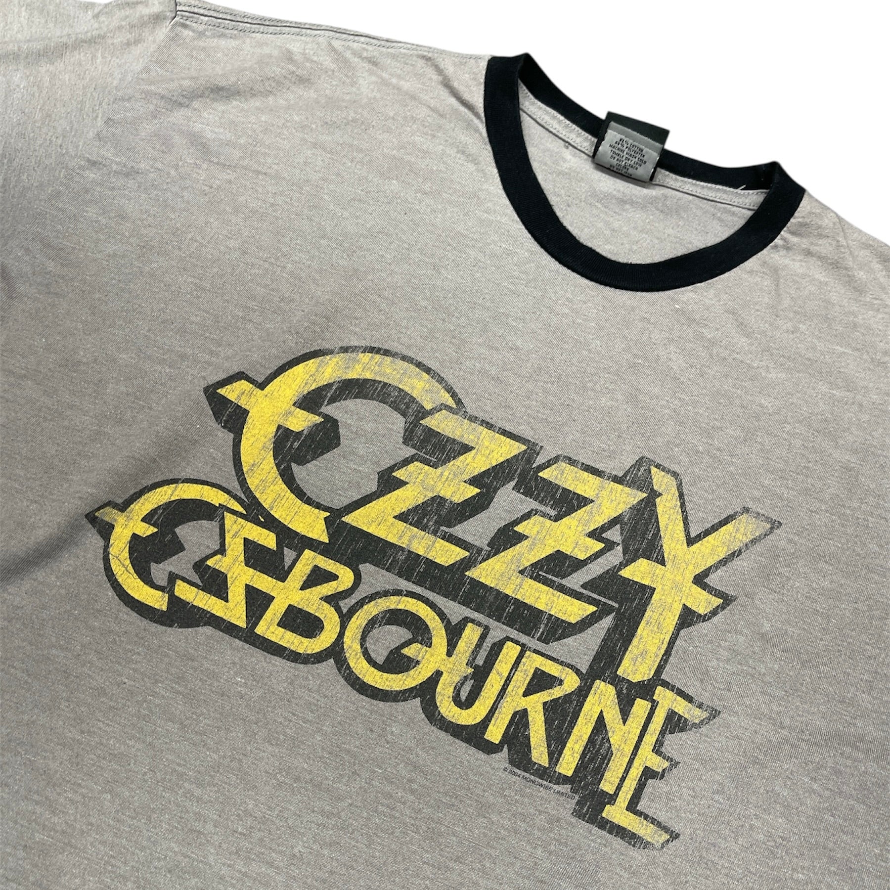 Ozzy Osbourne Grey Ringer Tshirt